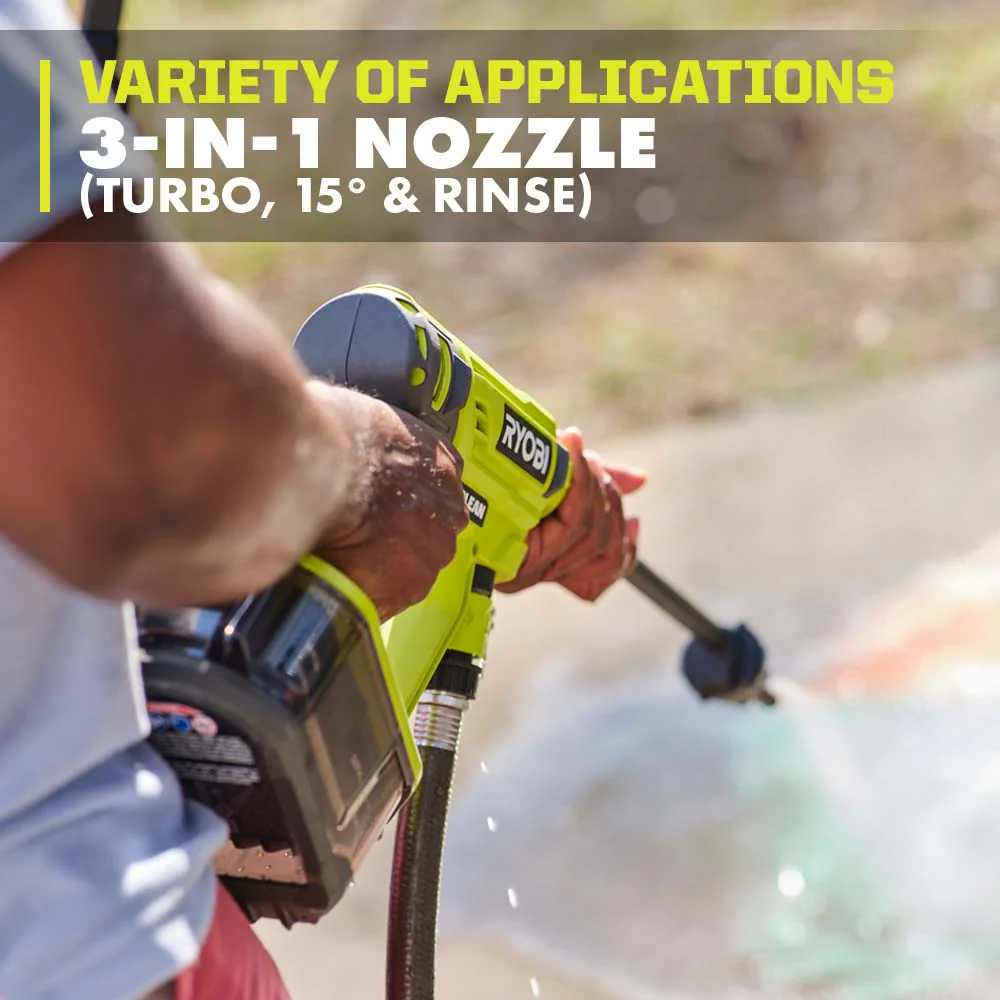 RYOBI ONE+ 18-Volt 320 PSI 0.8 GPM Cold Water Cordless Power Cleaner (Tool Only) - Image 4