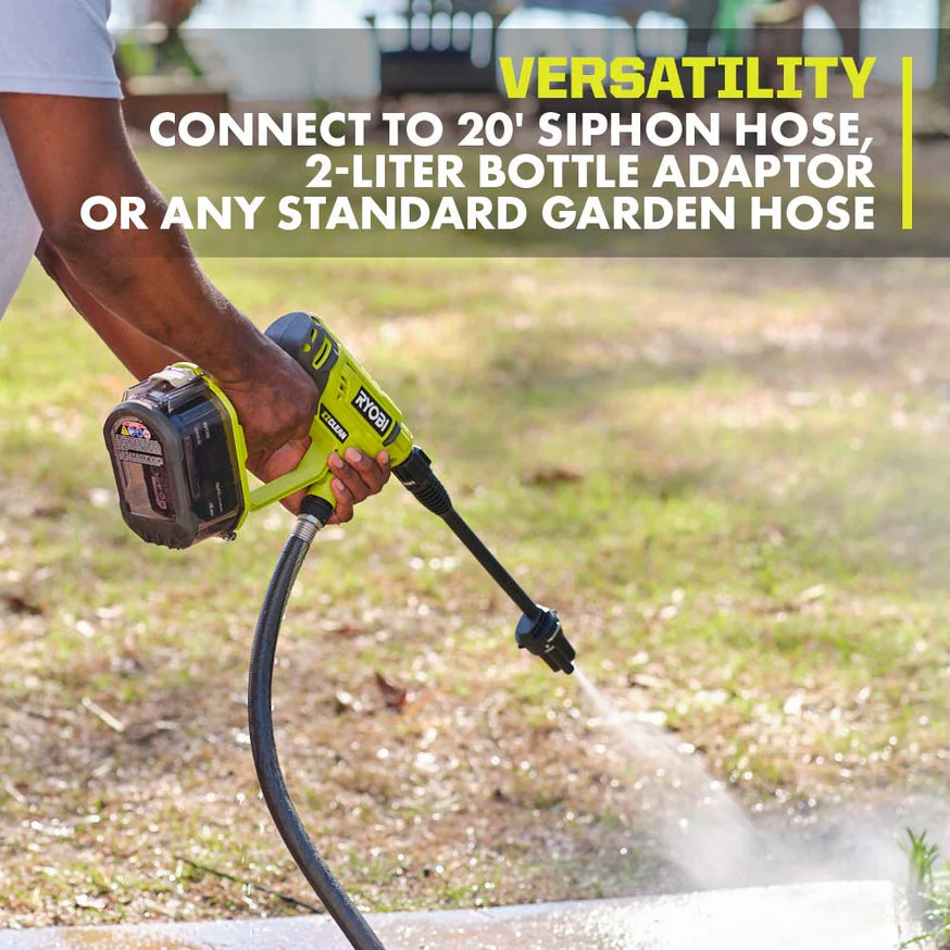 RYOBI ONE+ 18-Volt 320 PSI 0.8 GPM Cold Water Cordless Power Cleaner (Tool Only) - Image 5