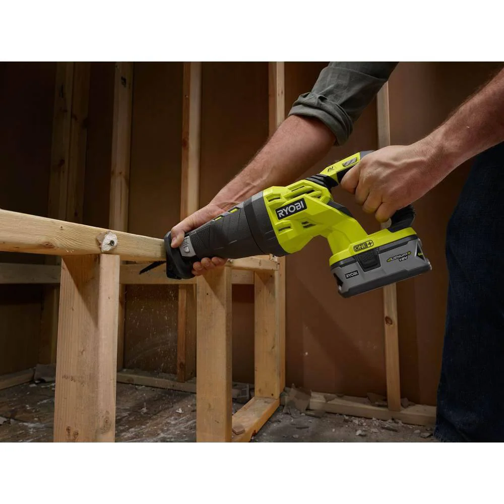 RYOBI ONE+ 18-Volt Cordless Reciprocating Saw (Tool-Only), P516 - Image 5
