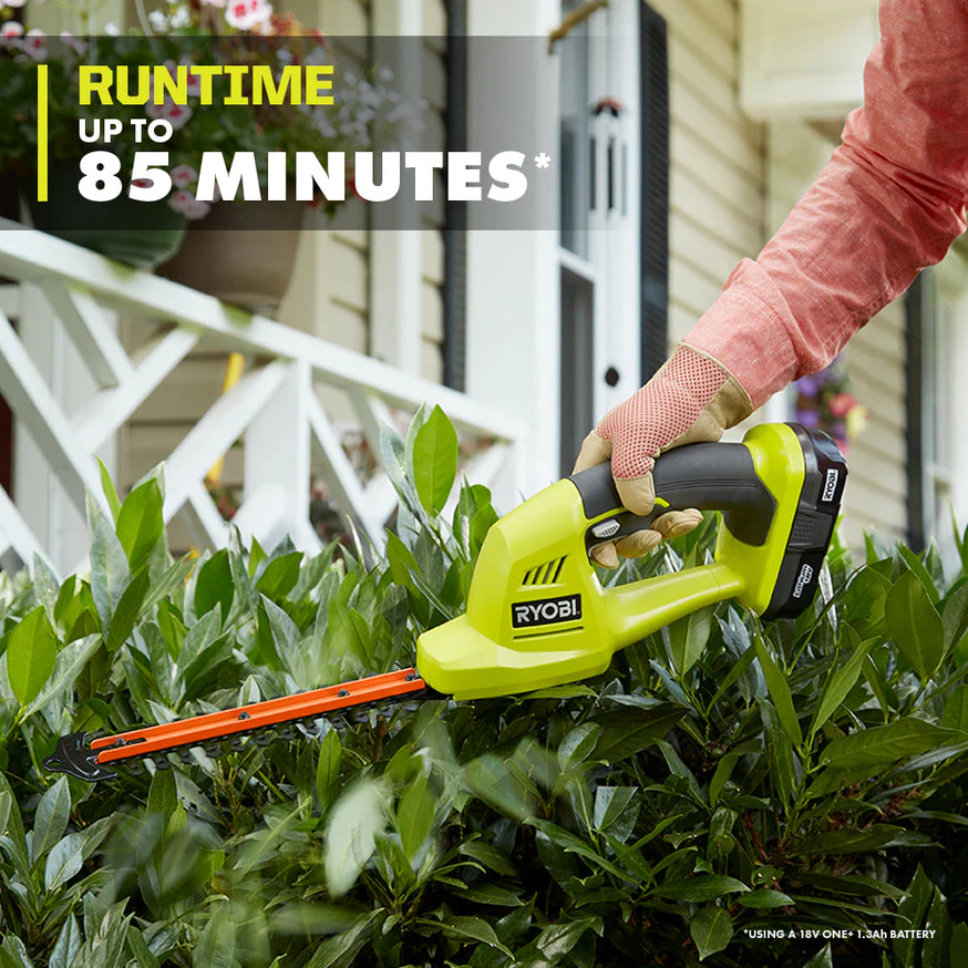 RYOBI ONE+ 18-Volt Lithium-Ion Cordless Grass Shear and Shrubber Trimmer (Tool Only) - Image 6