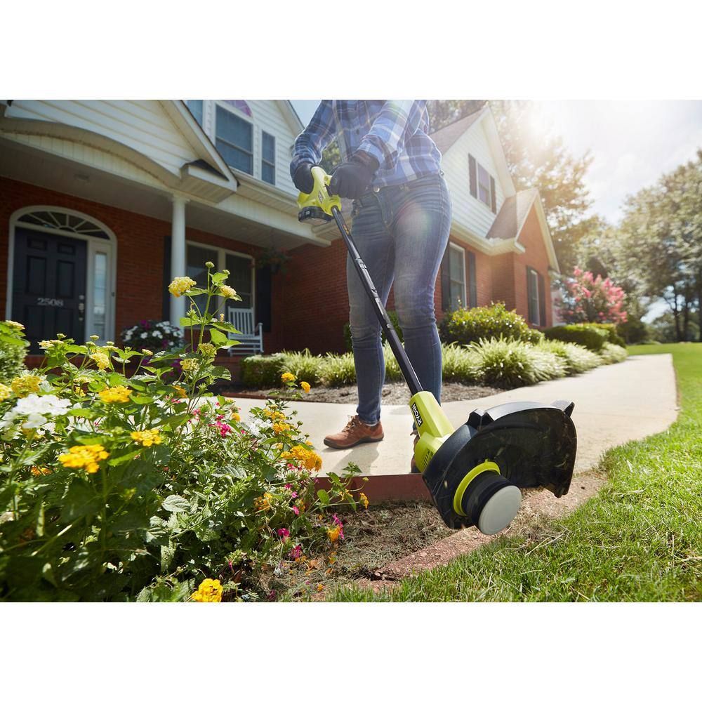 RYOBI ONE+ 18V 10 in. Cordless String Trimmer with 1.5 Ah Battery and Charger Included - Image 4
