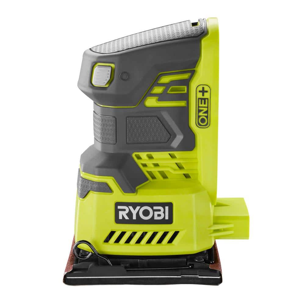 RYOBI ONE+ 18V Cordless 1/4 Sheet Sander (Tool-Only) with Dust Bag - Image 3