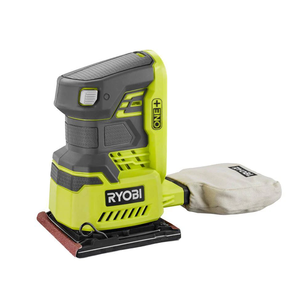 RYOBI ONE+ 18V Cordless 1/4 Sheet Sander (Tool-Only) with Dust Bag - Image 4