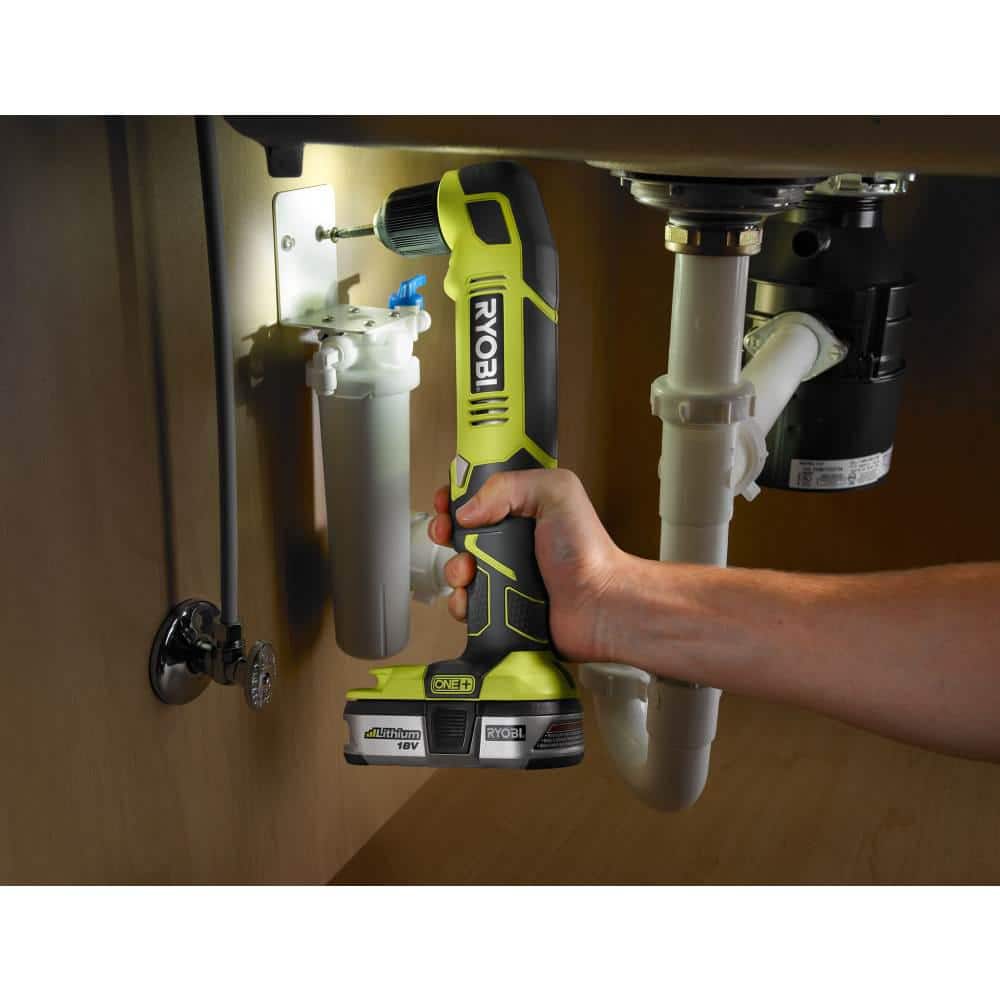 RYOBI ONE+ 18V Cordless 3/8 in. Right Angle Drill (Tool-Only), P241 - Image 6