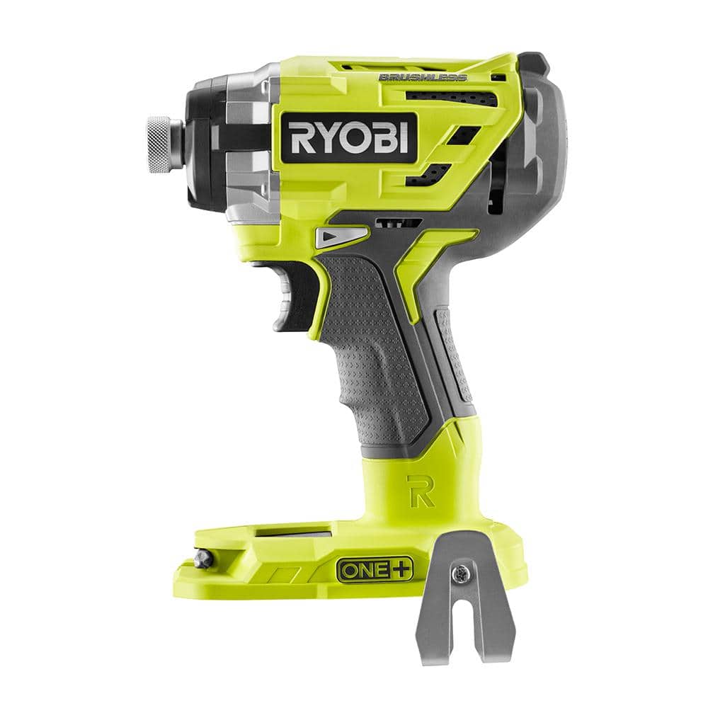 RYOBI ONE+ 18V Cordless Brushless 3-Speed 1/4 in. Hex Impact Driver (Tool Only) with Belt Clip - Image 3