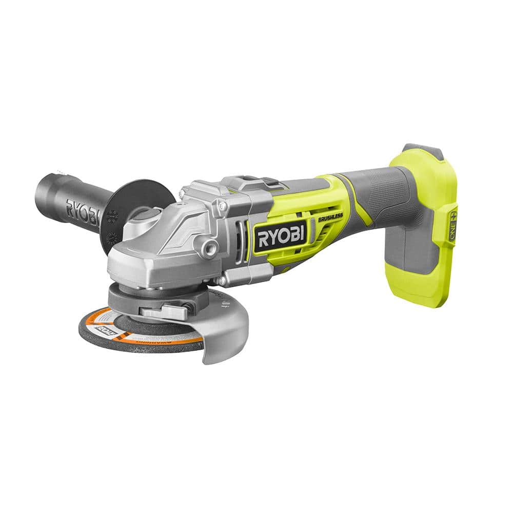 RYOBI ONE+ 18V Cordless Brushless 4-1/2 in. Cut-Off Tool/Angle Grinder (Tool Only) - Image 4