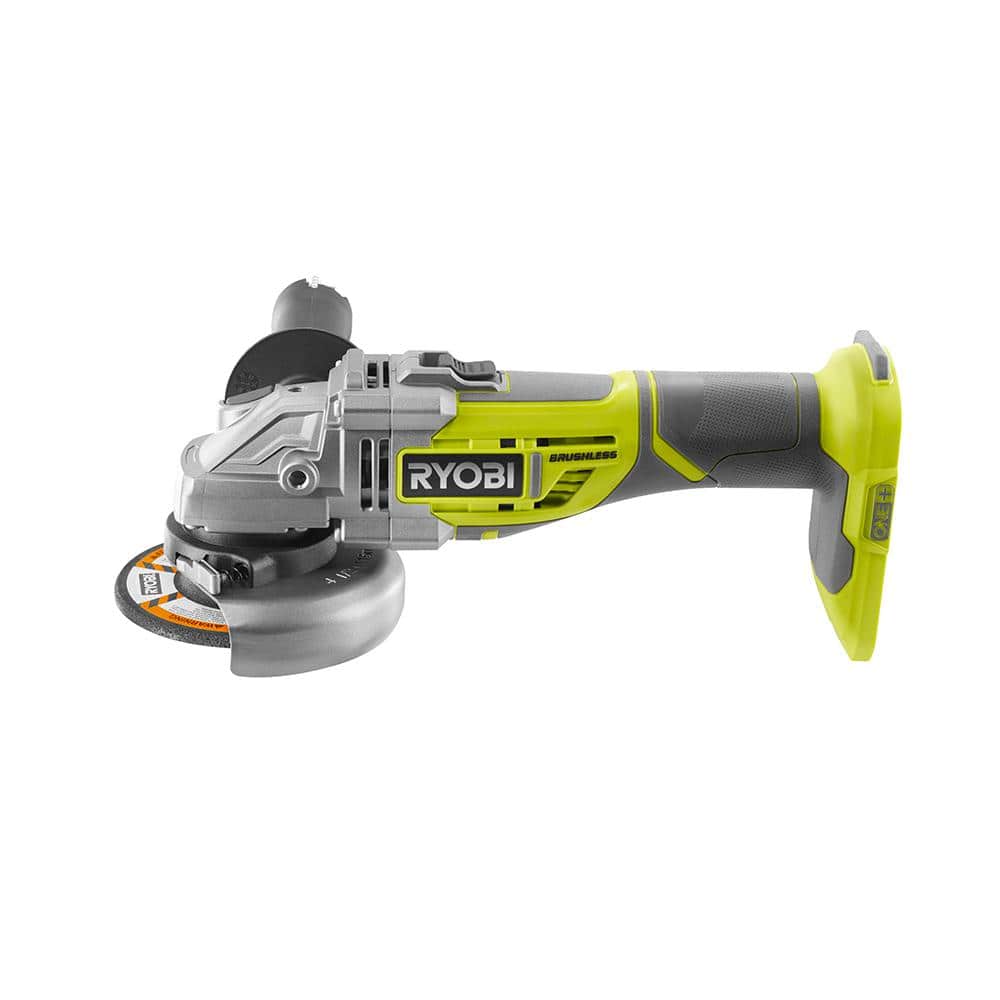 RYOBI ONE+ 18V Cordless Brushless 4-1/2 in. Cut-Off Tool/Angle Grinder (Tool Only) - Image 5