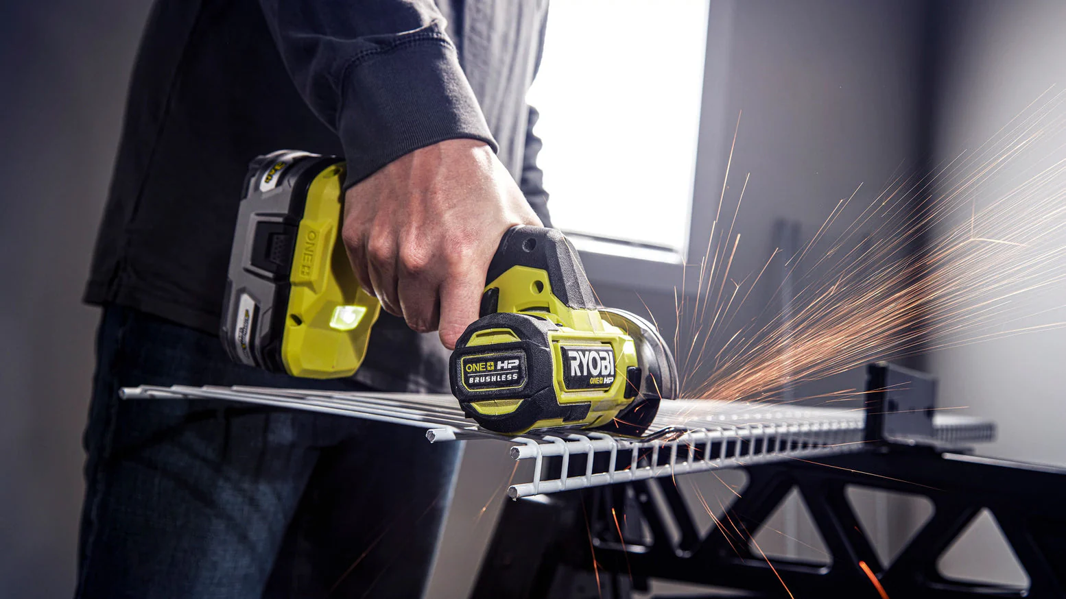 RYOBI ONE+ 18V HP Brushless Cordless 4-Tool Combo Kit with (2) Batteries, Charger, Bag + Free Jig Saw - Image 8