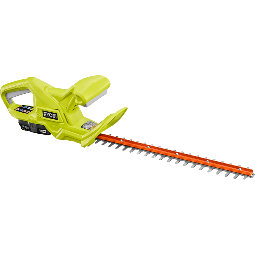 RYOBI ONE+ 18V Lithium+ 18 in. Cordless Hedge Trimmer Kit (1.5 Ah Battery & Charger) - Image 4
