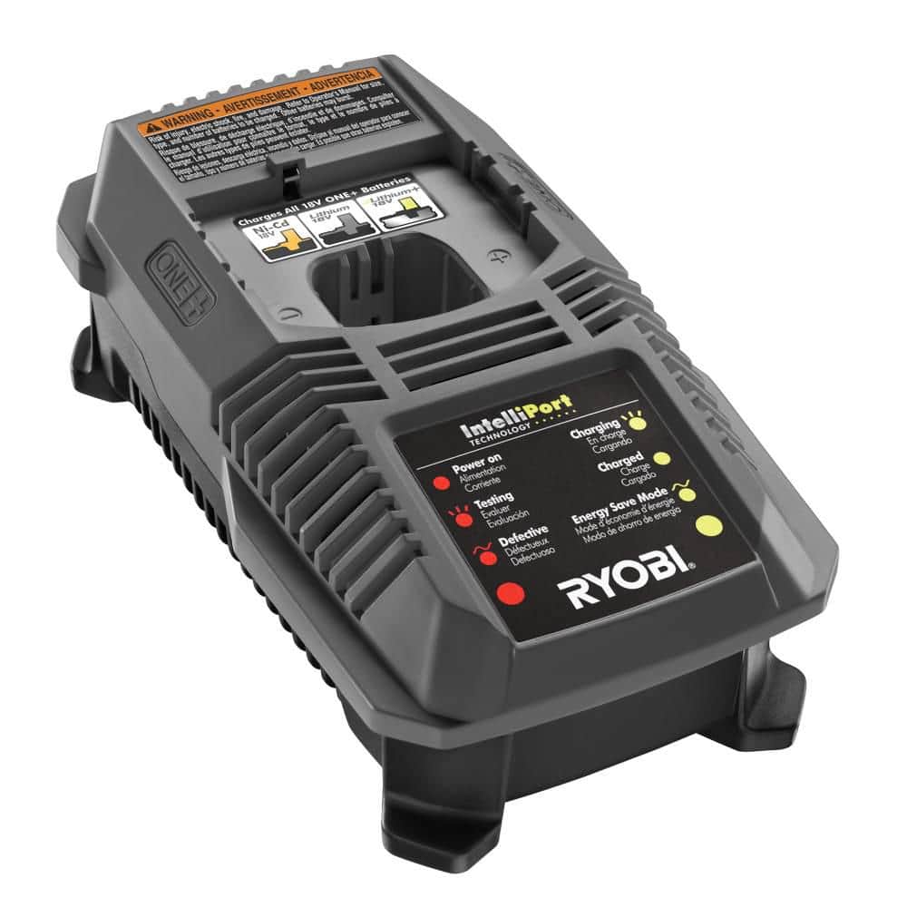 RYOBI ONE+ 18V Lithium-Ion 2.0 Ah Battery and Dual Chemistry IntelliPort Charger Kit - Image 6