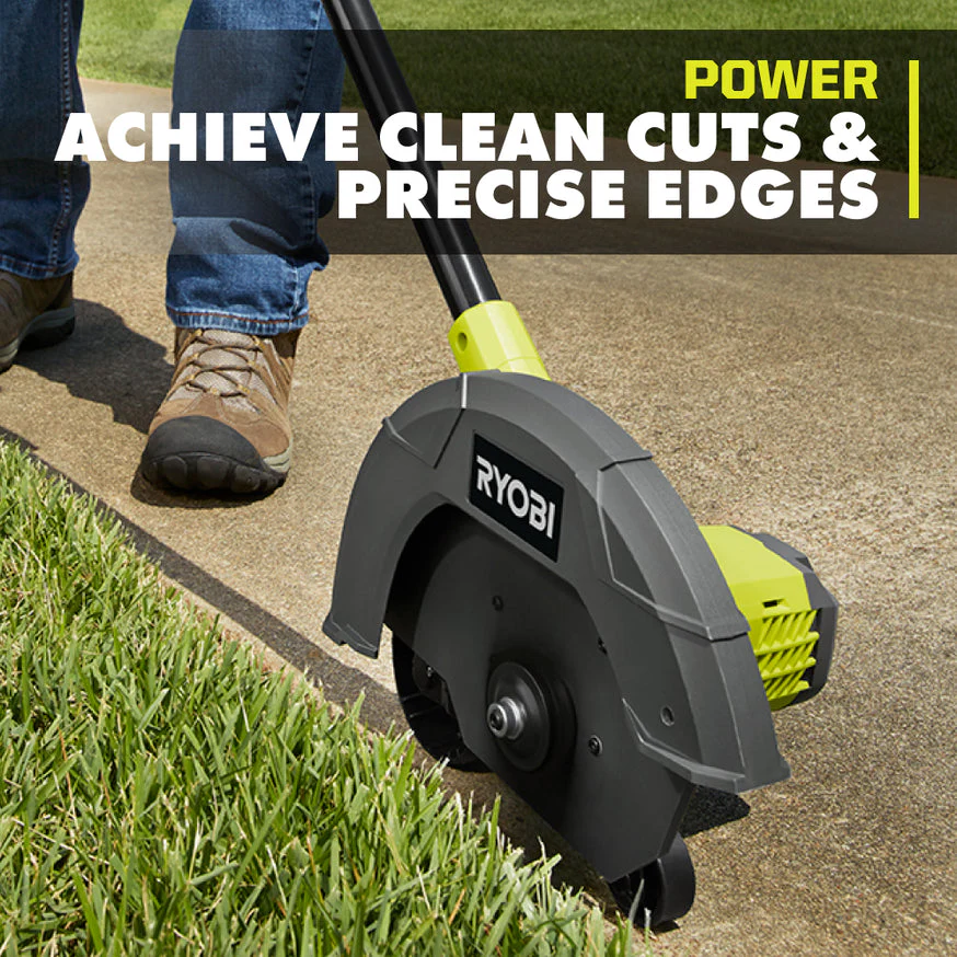 RYOBI ONE+ 9 in. 18-Volt Lithium-Ion Cordless Edger - 1.3 Ah Battery and Charger Included - Image 3
