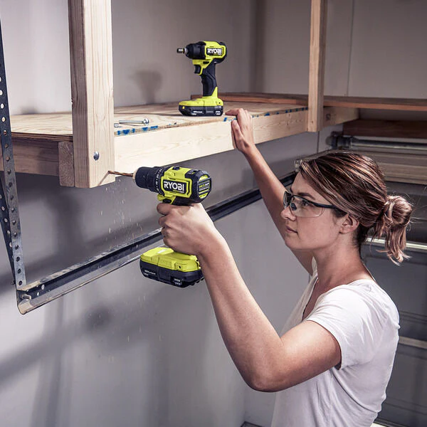 RYOBI ONE+ HP 18V Brushless Cordless Compact 1/2 in. Drill/Driver & Impact Driver Kit with (2) 1.5 Ah Batteries, Charger & Bag - Image 3