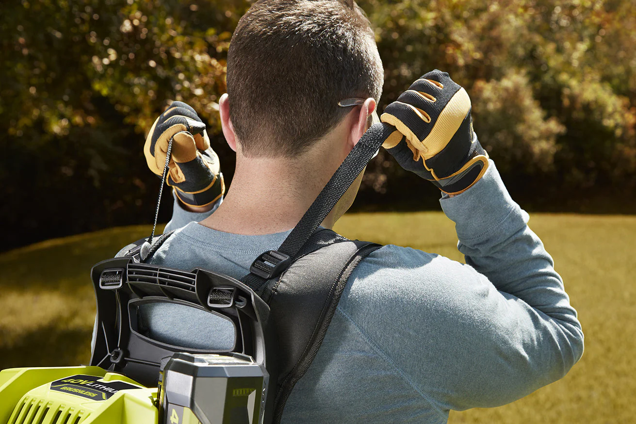 RYOBI Reconditioned 145 MPH 625 CFM 40-Volt Lithium-Ion Cordless Backpack Blower with 5.0Ah Battery and Charger - Image 8