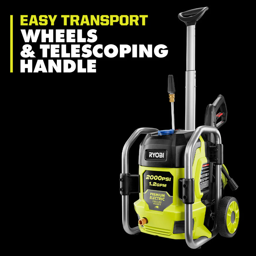 RYOBI Reconditioned 2000 PSI 1.2 GPM Electric Pressure Washer (RY142022) - Image 2