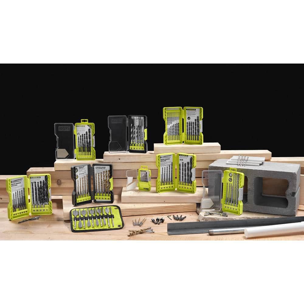 RYOBI SpeedLoad+ 5-Piece Power Groove Countersink Drill Bit Set (AR2008G) - Image 6