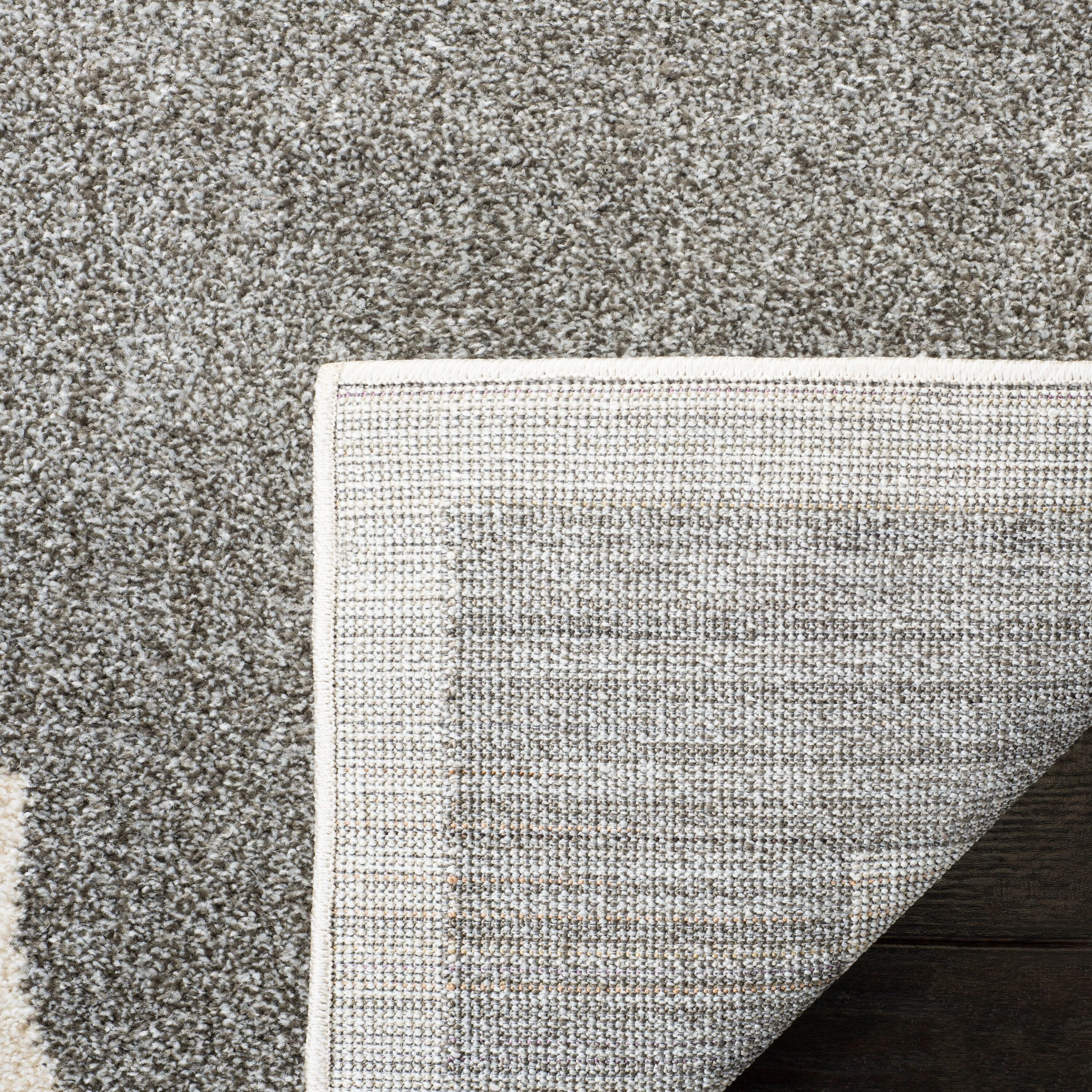 Safavieh Amherst Pompey 7 x 7 Dark Gray/Beige Round Indoor/Outdoor Trellis Farmhouse/Cottage Area Rug - Image 4