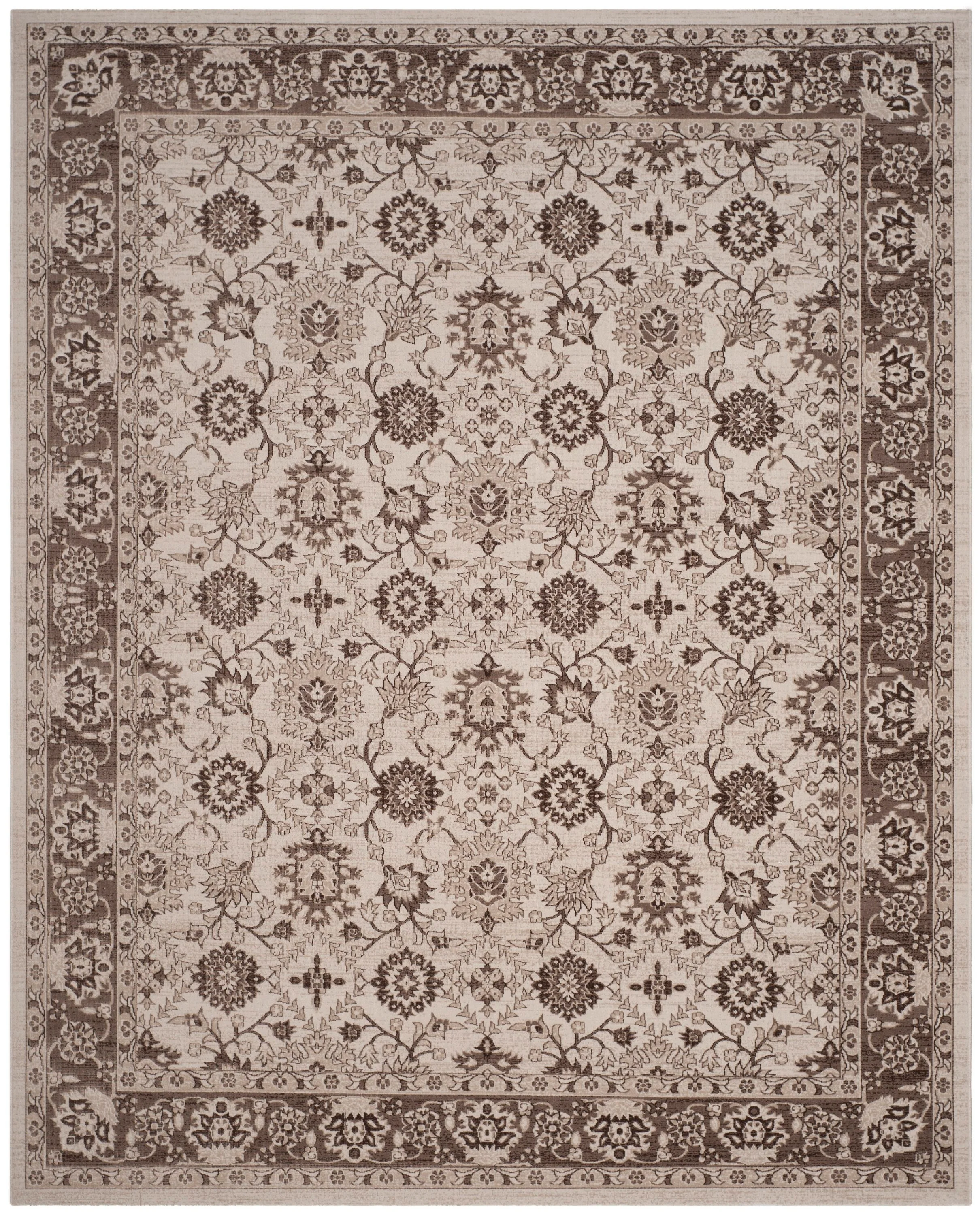 Safavieh Artisan Cunio 9 x 12 Ivory/Brown Indoor Floral/Botanical Oriental Area Rug