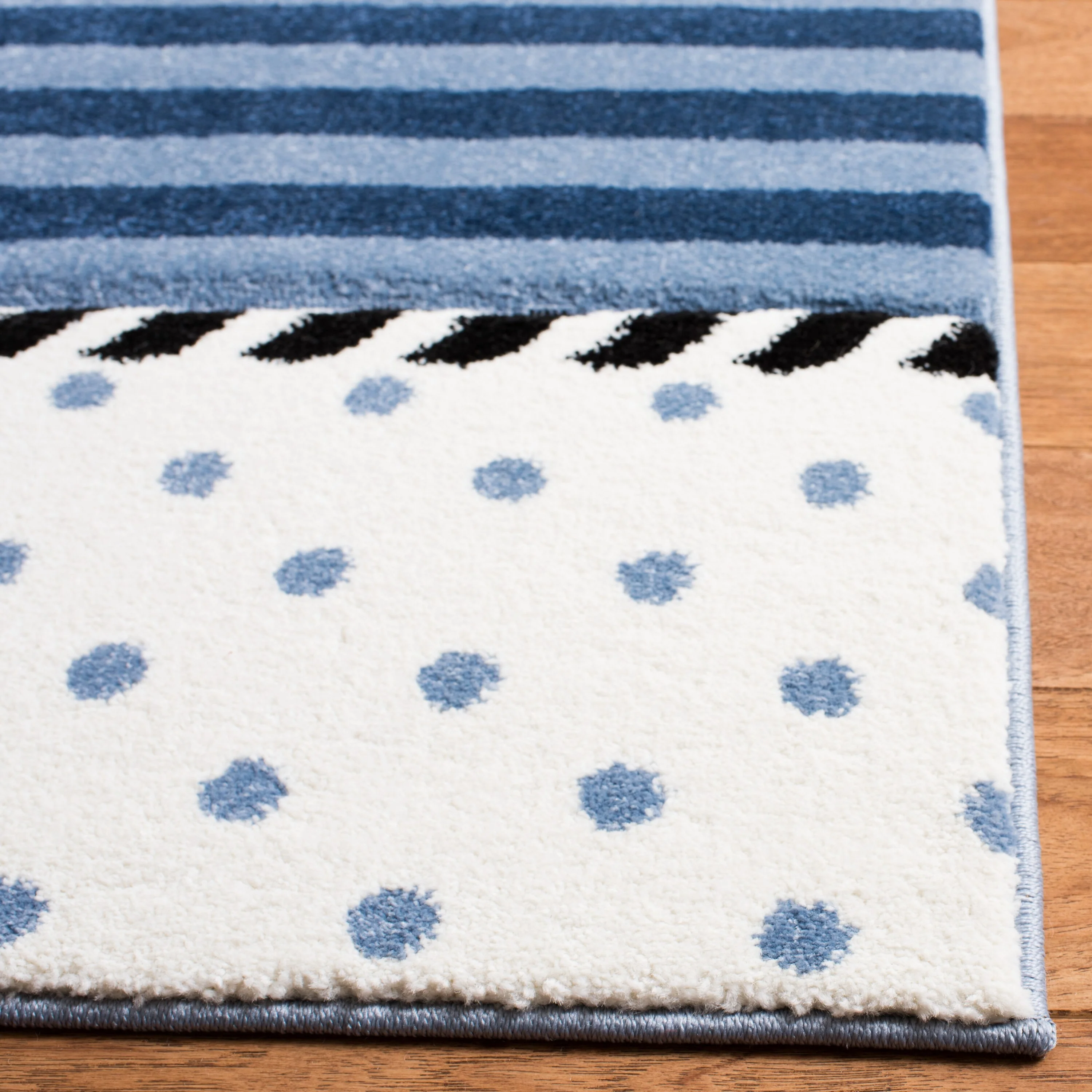 Safavieh Carousel Kids Anchor 3 x 5 Navy/Ivory Indoor Kids Throw Rug - Image 3