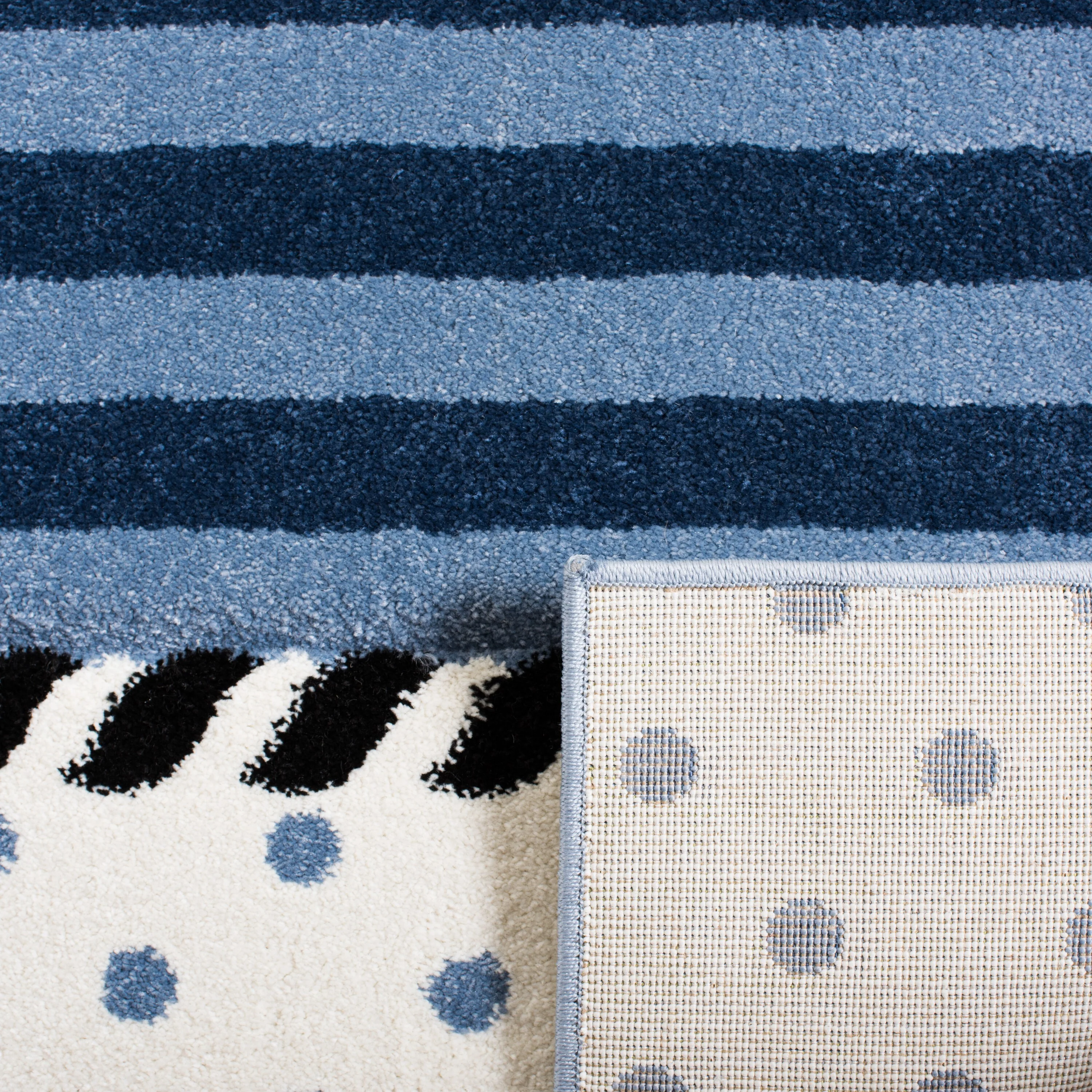 Safavieh Carousel Kids Anchor 3 x 5 Navy/Ivory Indoor Kids Throw Rug - Image 6