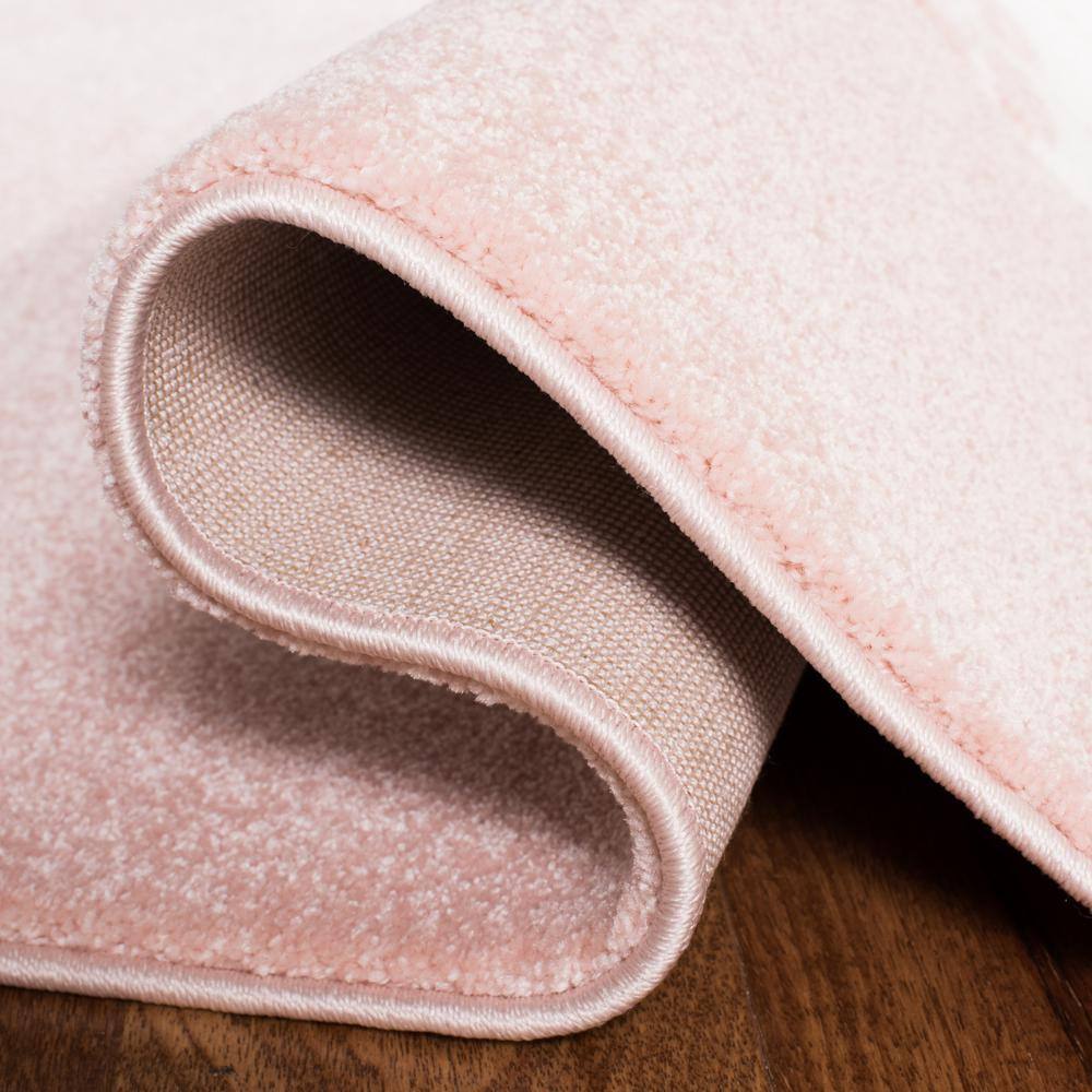 Safavieh Carousel Kids Montage 5 x 5 Pink/Ivory Round Indoor Kids Area Rug - Image 7