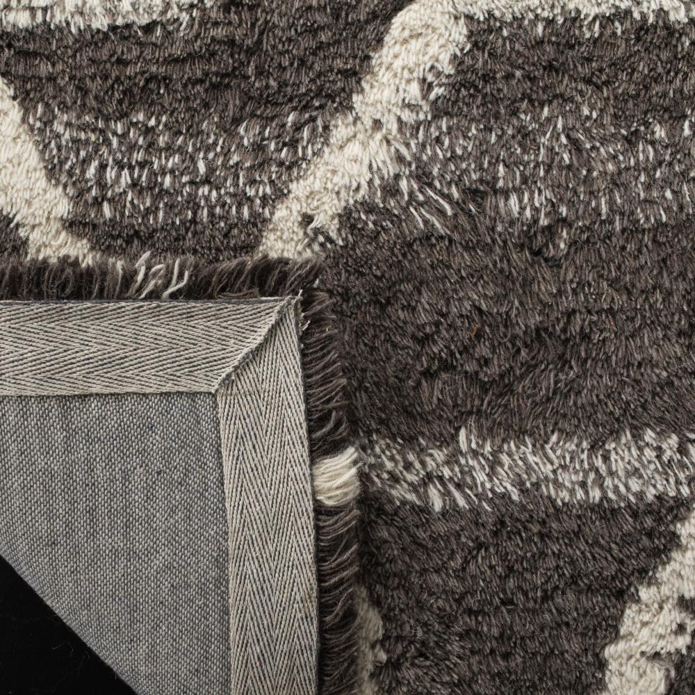 Safavieh Casablanca Safi Shag 5 x 8 Sand/Ivory Indoor Trellis Moroccan Handcrafted Area Rug - Image 4
