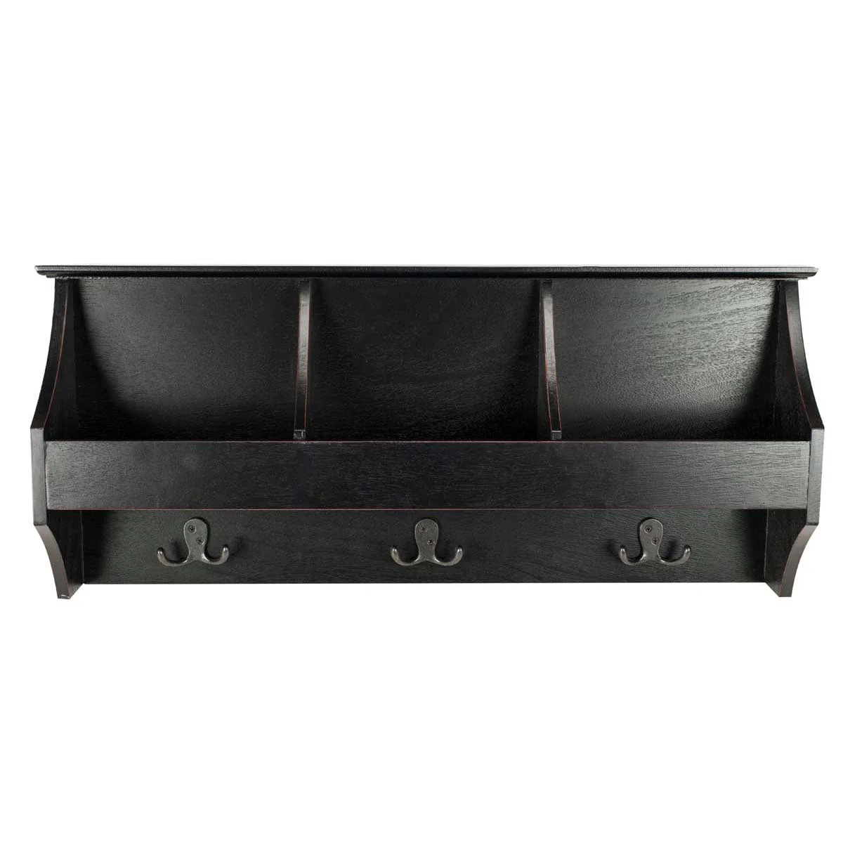 Safavieh Darcey Hanging Storage Wall Rack (Black) - 28 x 5 x 12 in