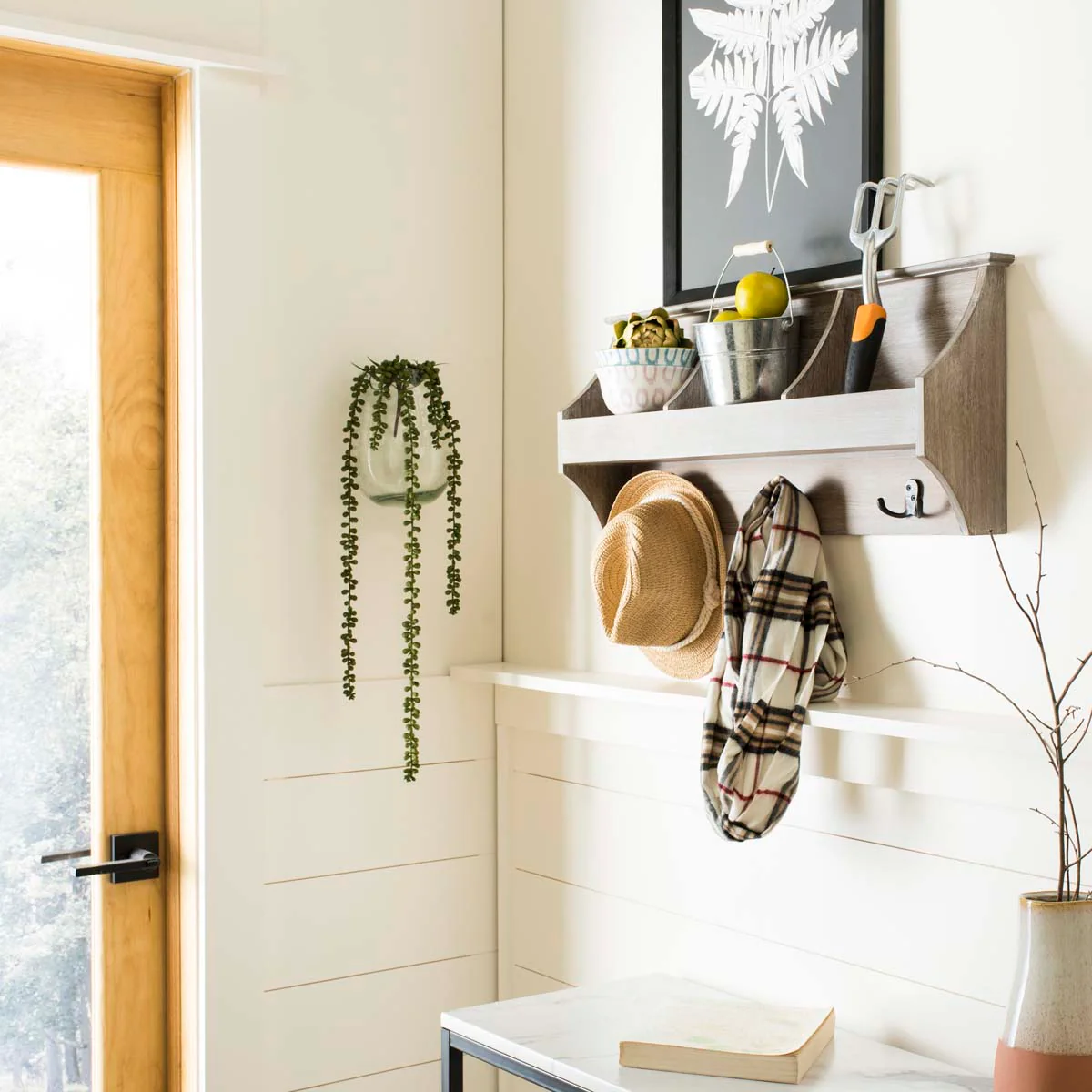 Safavieh Darcey Hanging Storage Wall Rack (Gray, 28 x 5 x 12 in) - Image 2