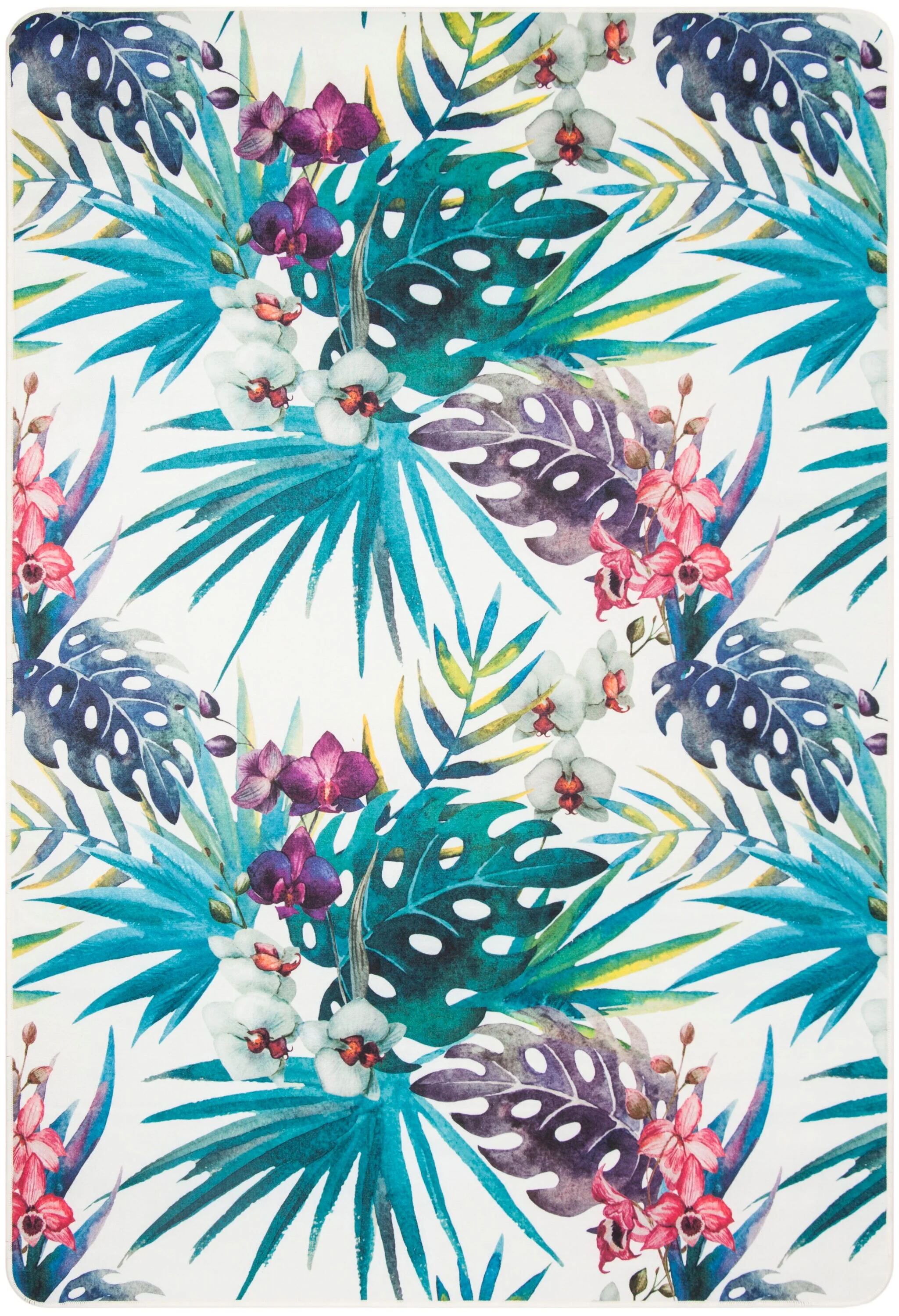 Safavieh Daytona 5 x 8 Ivory/Green Indoor Abstract Coastal Area Rug - Image 2