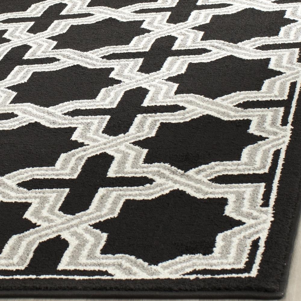 Safavieh Eden 2 x 7 Anthracite/Gray Indoor/Outdoor Geometric Runner - Image 3
