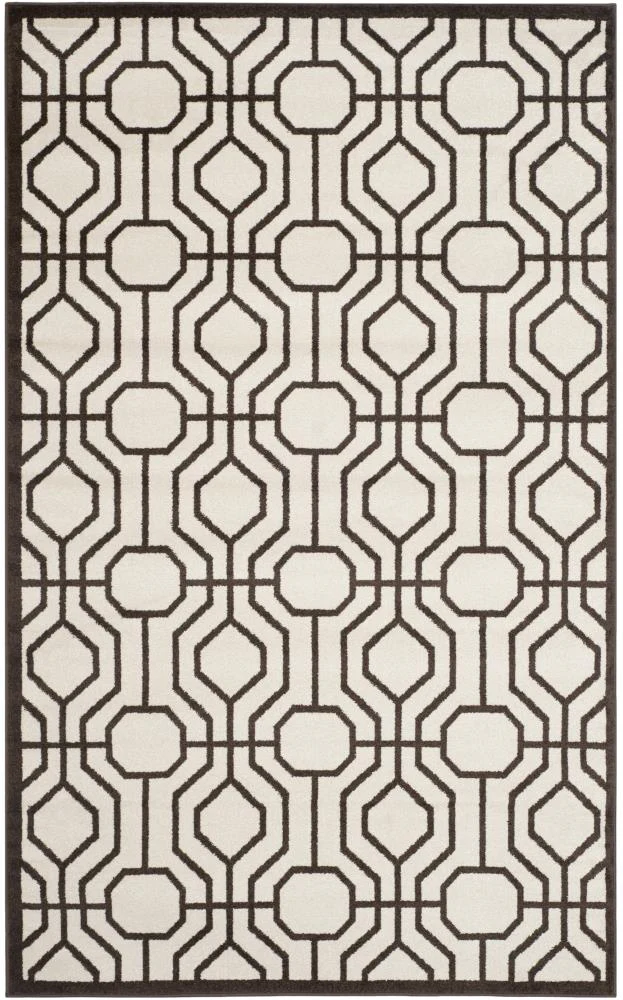 Safavieh Eva 5 x 8 Ivory/Brown Indoor/Outdoor Geometric Area Rug