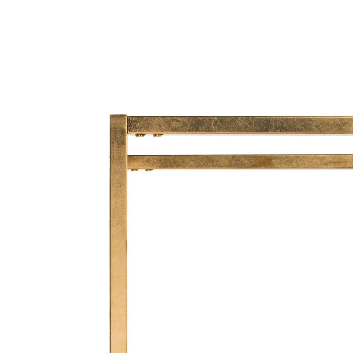 Safavieh Fiora Gold/White Metal Etagere, 4-Tier, 30 x 14 x 72 in - Image 4