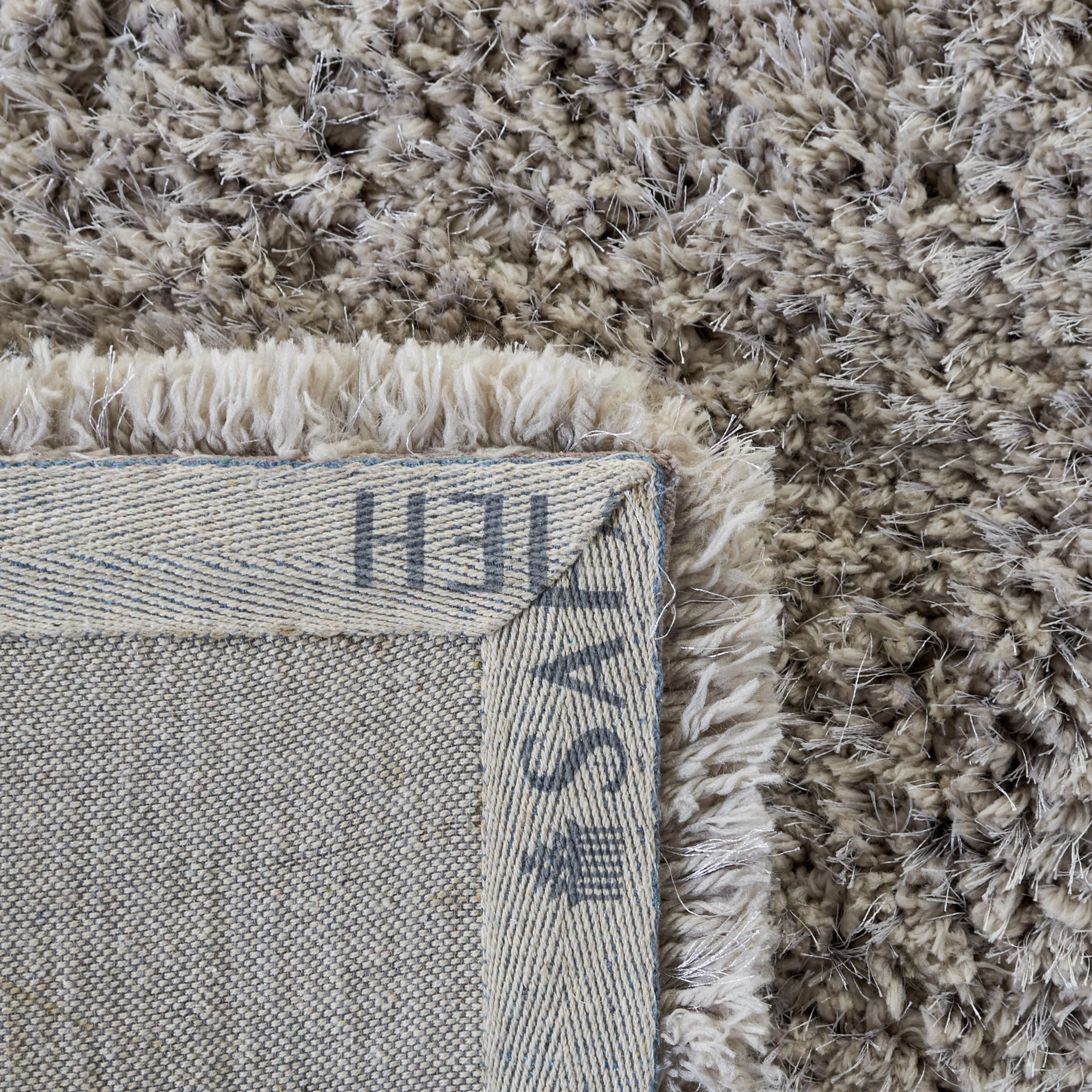 Safavieh Florence Shag Area Rug, 4 x 6, Silver, Handcrafted Indoor - Image 7
