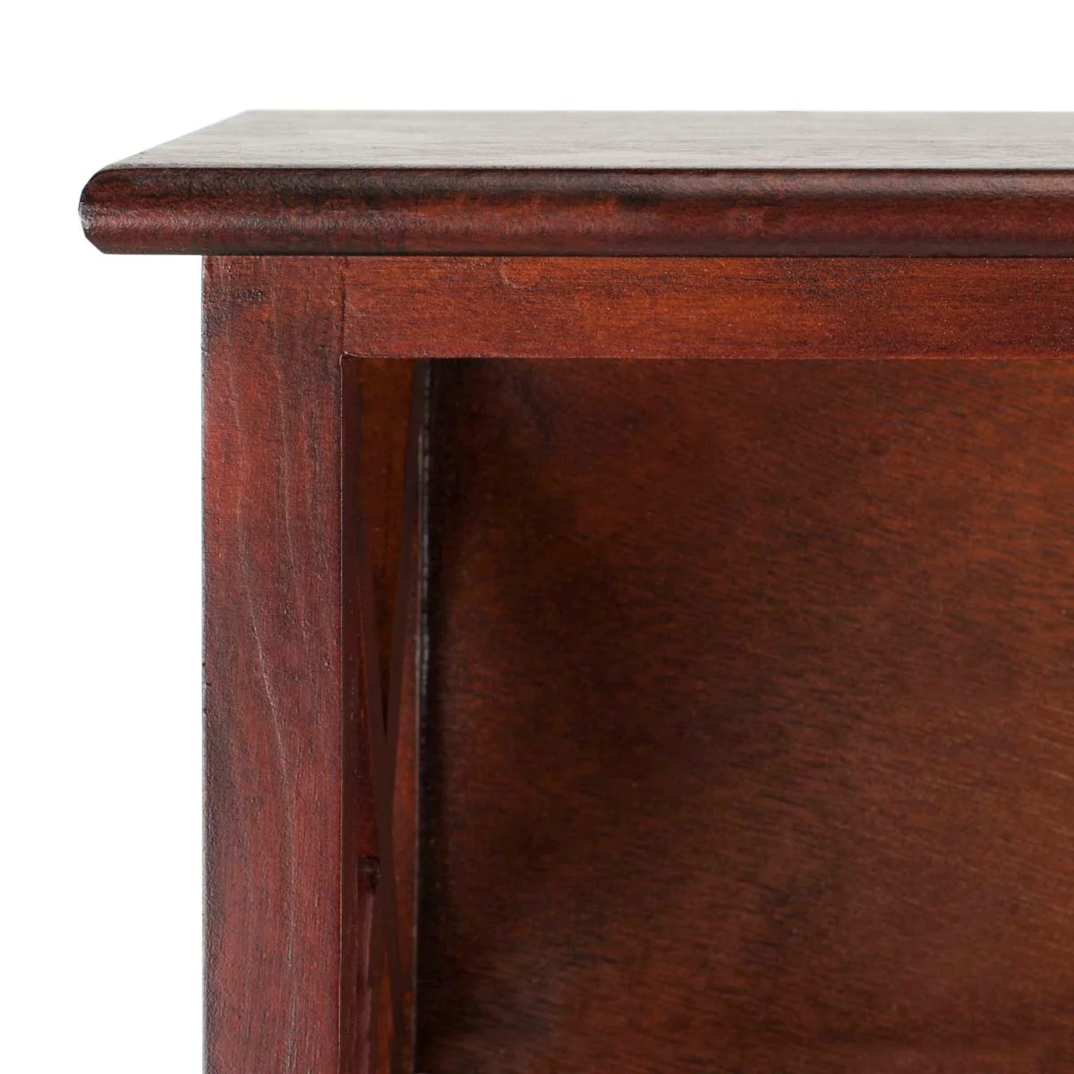 Safavieh Freya Hanging Storage Wall Rack (Cherry) - 28 x 5.9 x 12 in - Image 3