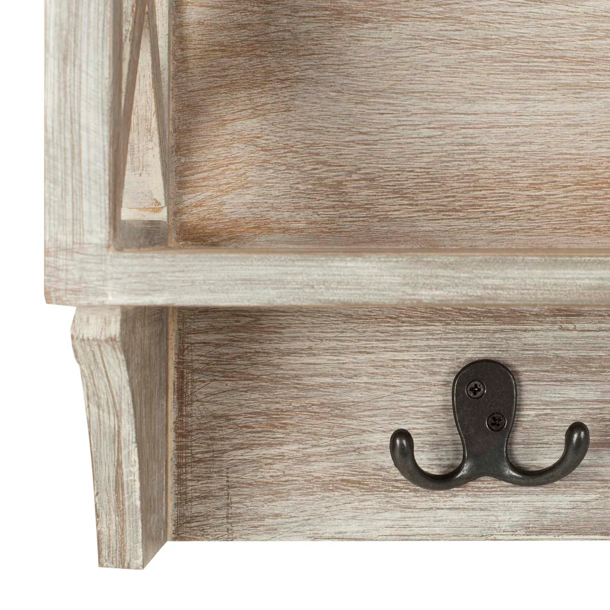 Safavieh Freya Hanging Storage Wall Rack (Gray) - 28 x 5.9 x 12 in - Image 4