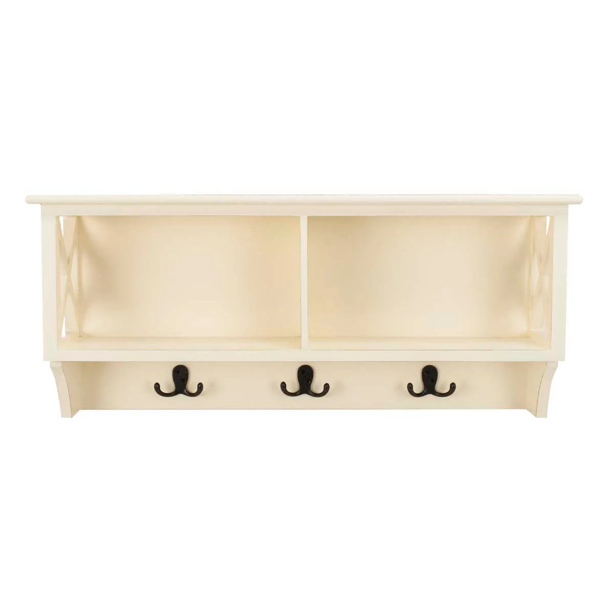 Safavieh Freya Hanging Storage Wall Rack, White, 28 x 5.9 x 12 in