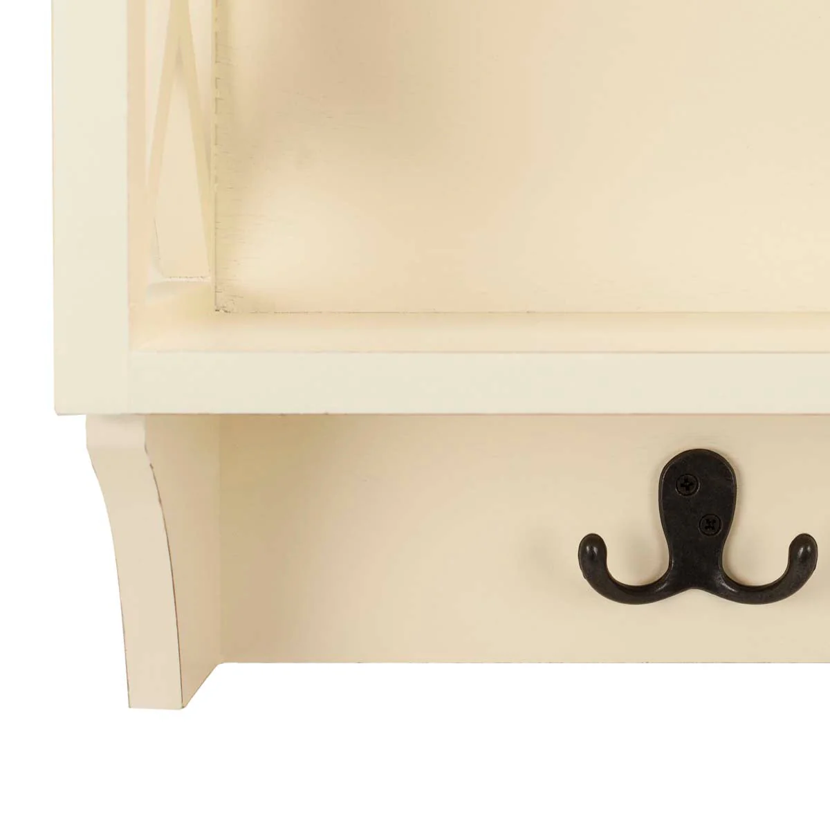 Safavieh Freya Hanging Storage Wall Rack, White, 28 x 5.9 x 12 in - Image 4