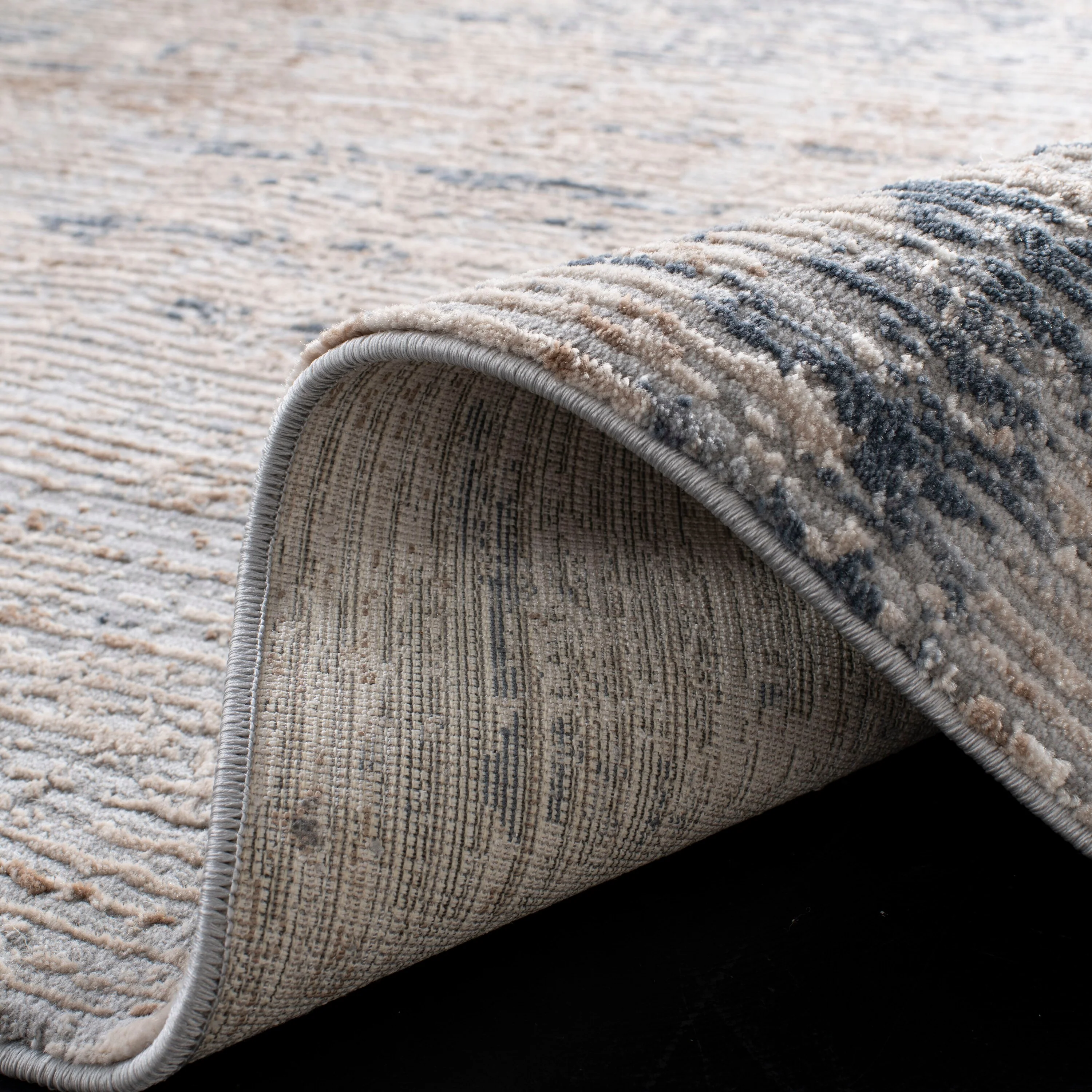 Safavieh Invista Neno 4 x 6 Cream/Charcoal Indoor Abstract Industrial Area Rug - Image 6
