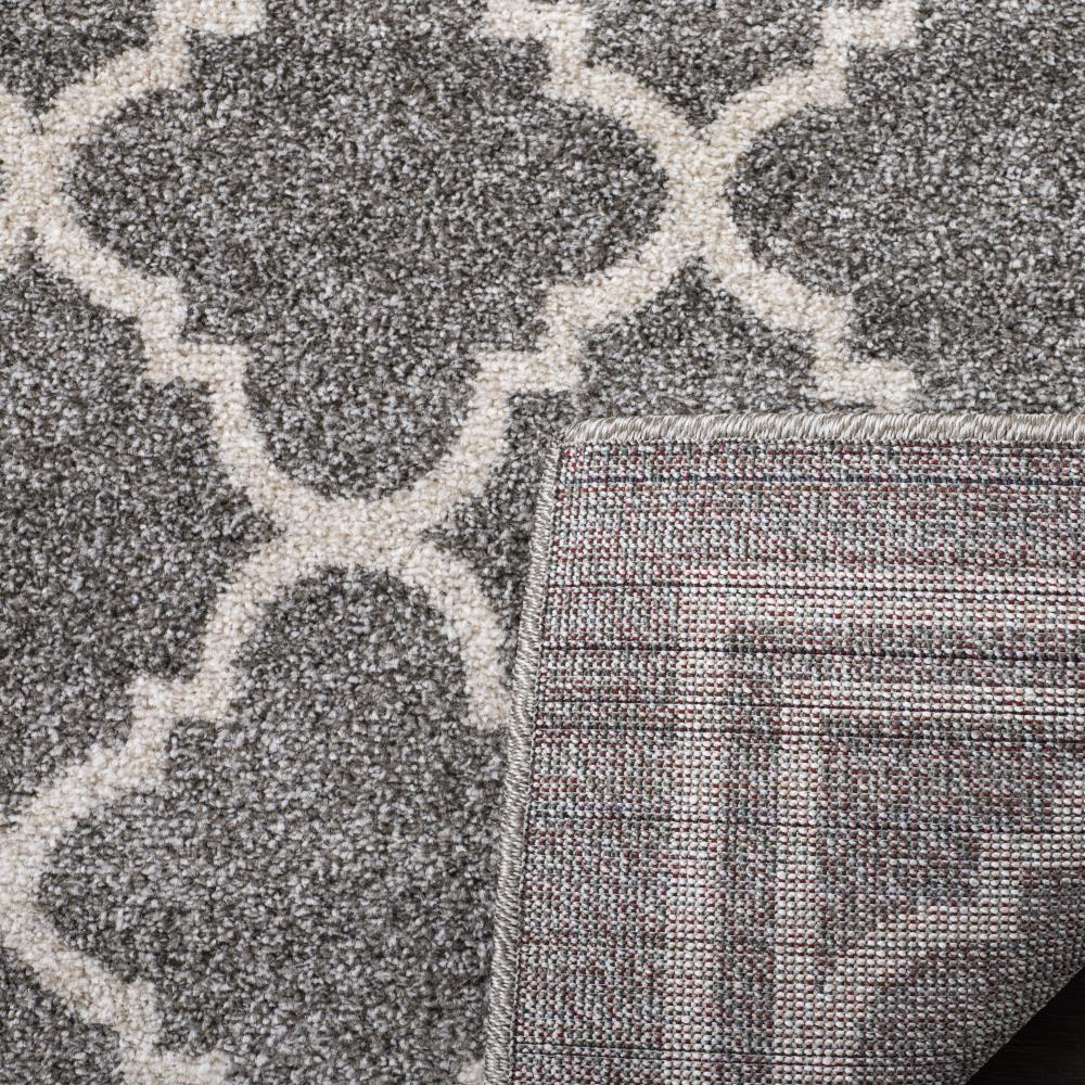 Safavieh Kelly 2 x 13 Dark Gray/Beige Indoor Trellis Runner Rug - Image 4