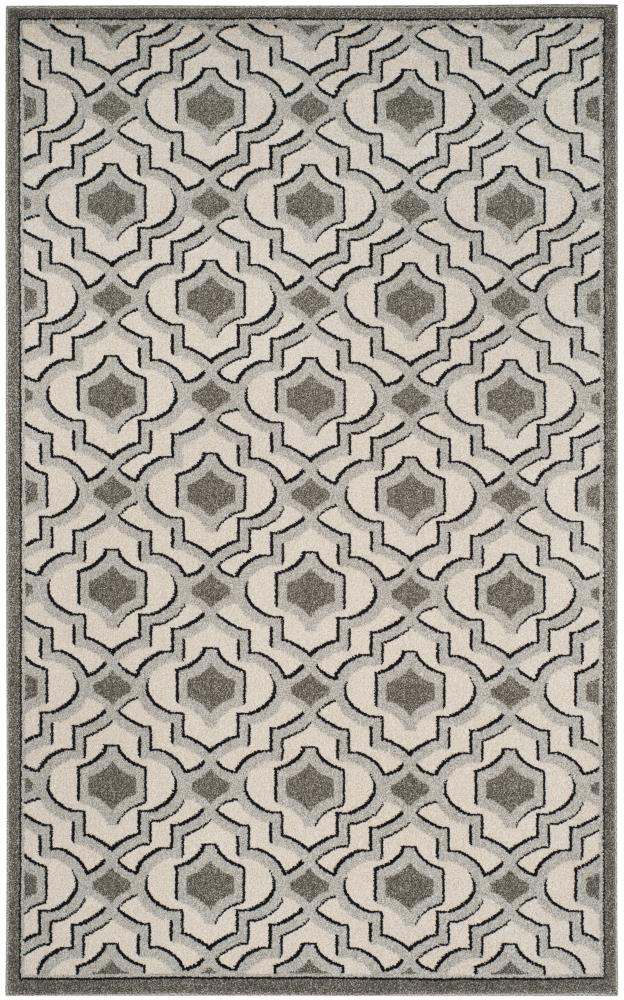Safavieh Laval 6 x 9 Ivory/Gray Indoor/Outdoor Geometric Area Rug