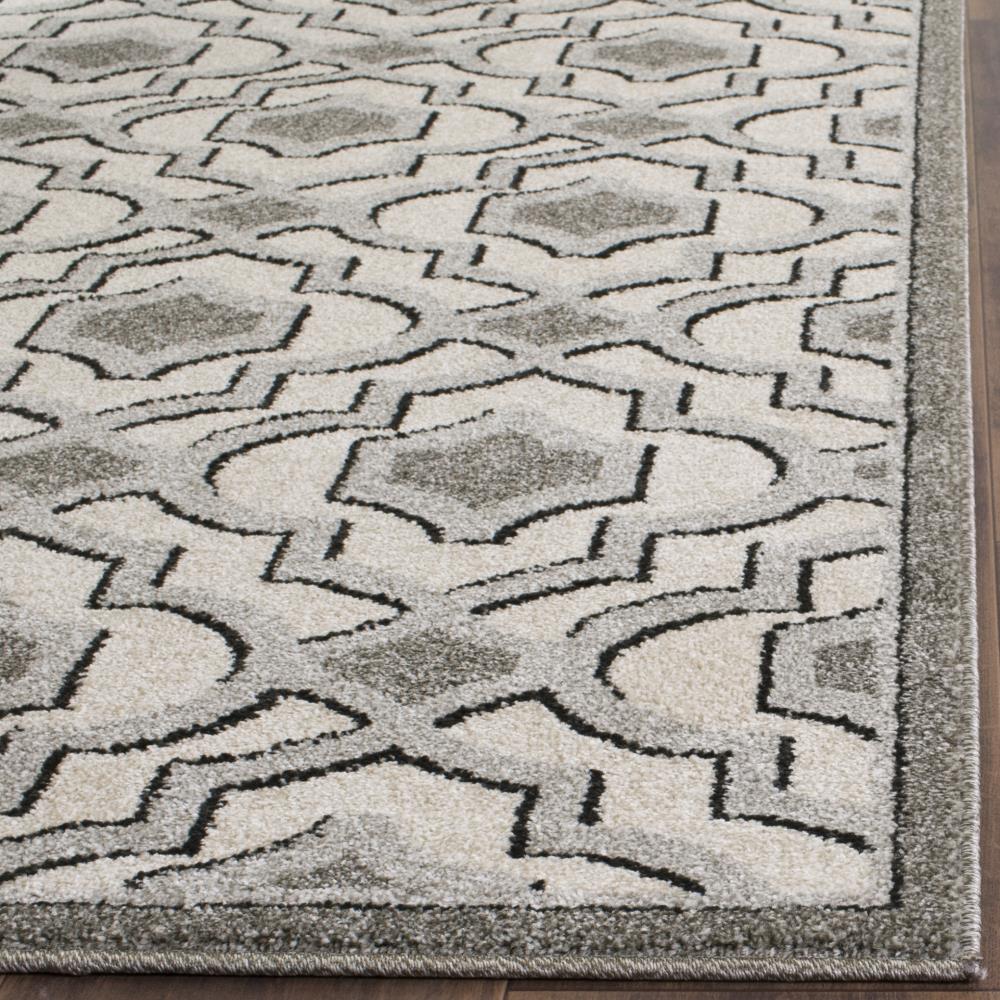 Safavieh Laval 6 x 9 Ivory/Gray Indoor/Outdoor Geometric Area Rug - Image 3