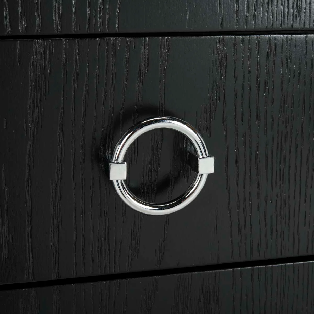 Safavieh Lorna 3-Drawer Black Nightstand, 30 x 19 x 28 in. - Image 5