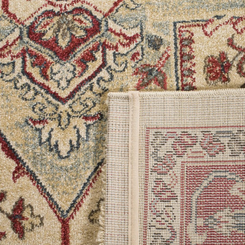 Safavieh Mahal Zaloa 8 x 11 Creme/Red Indoor Floral/Botanical Oriental Area Rug - Image 4