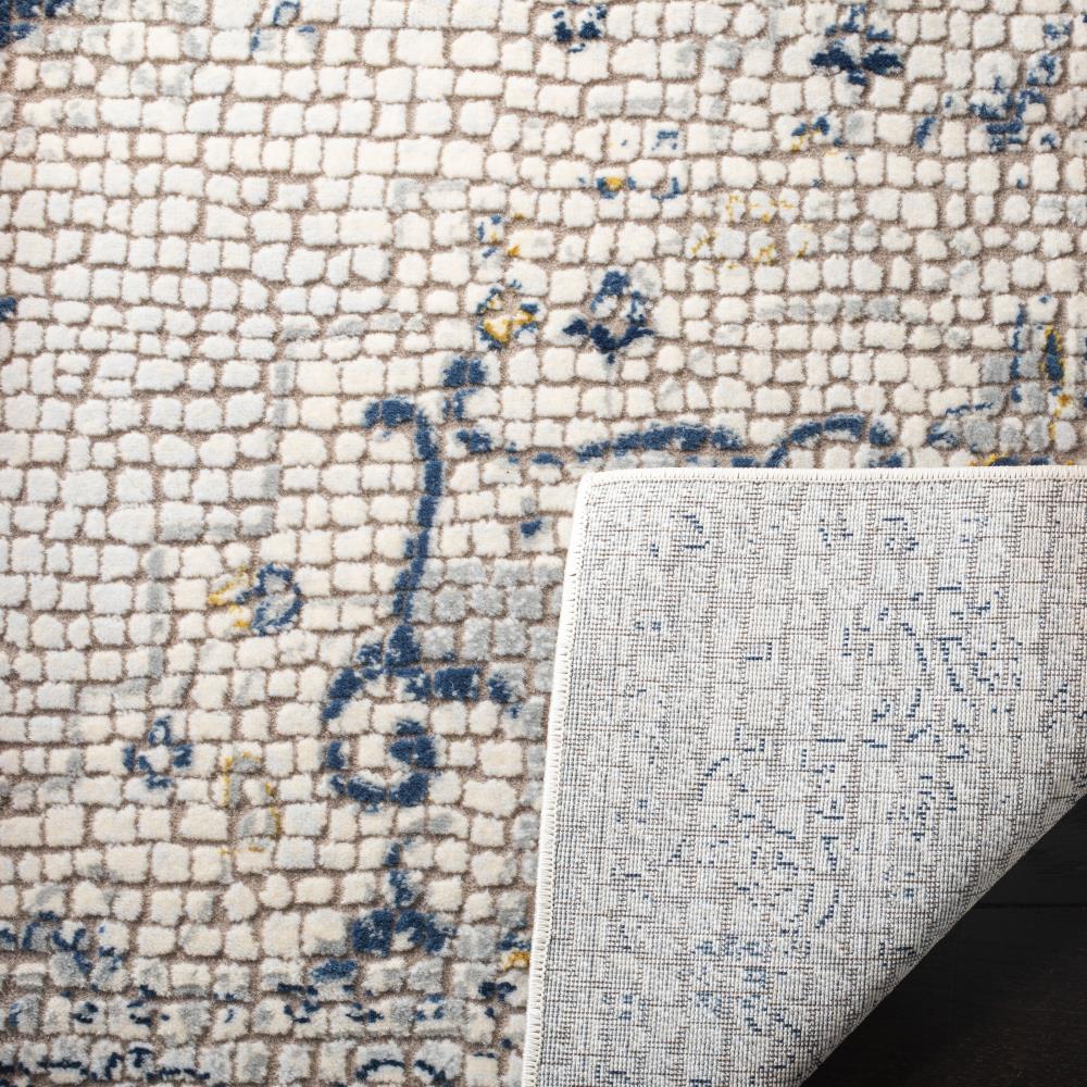 Safavieh Marseille Karmin 8 x 10 Navy/Ivory Indoor Abstract Oriental Area Rug - Image 4