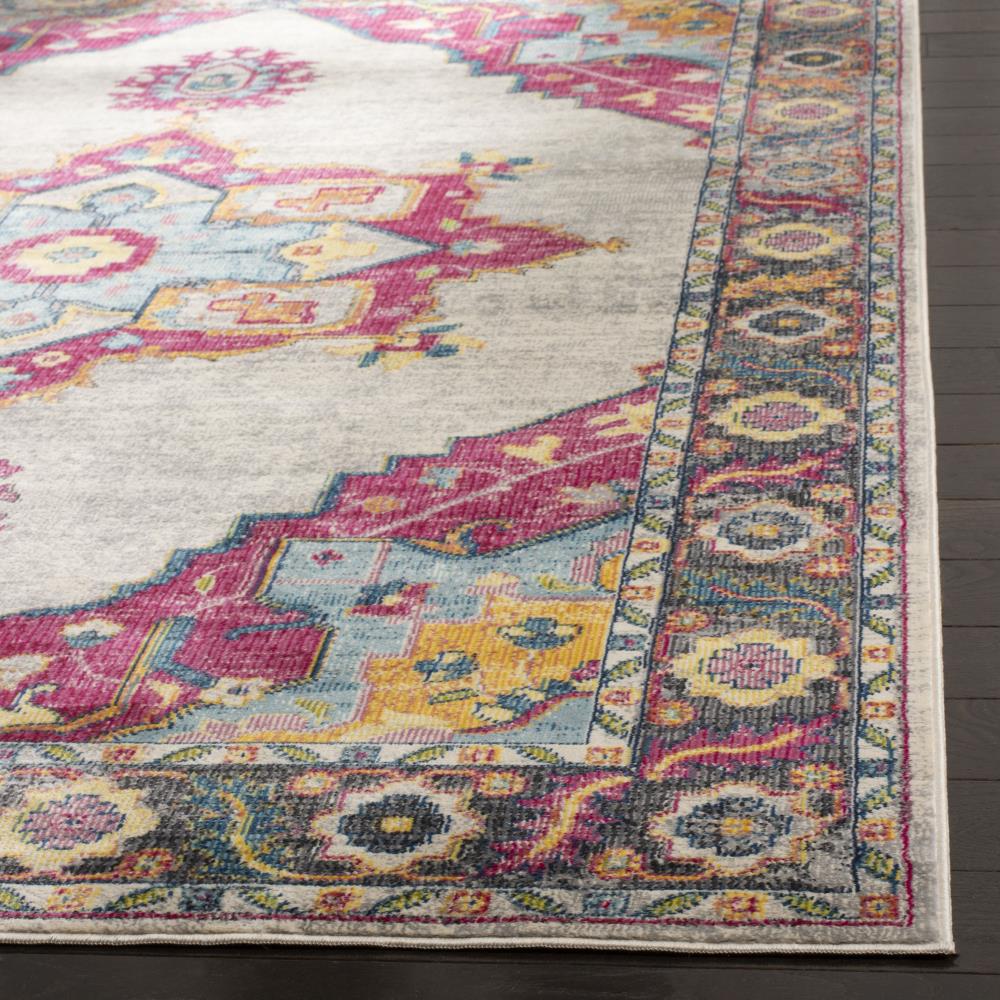 Safavieh Merlot Peri 4 x 6 Cream/Multi Indoor Floral/Botanical Oriental Area Rug - Image 3