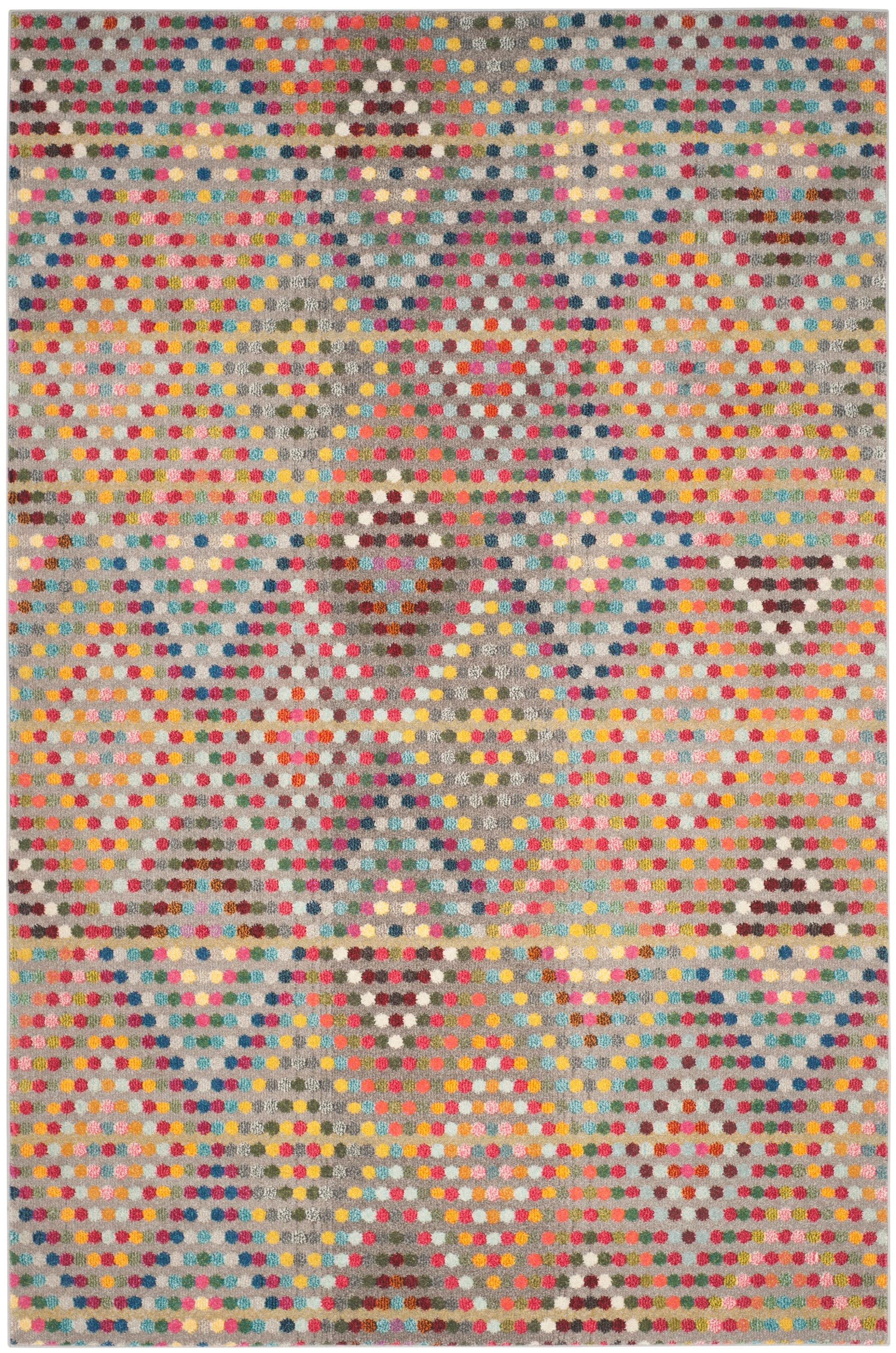 Safavieh Monaco Quilt 7 x 9 Multi/Beige Indoor Geometric Kids Area Rug