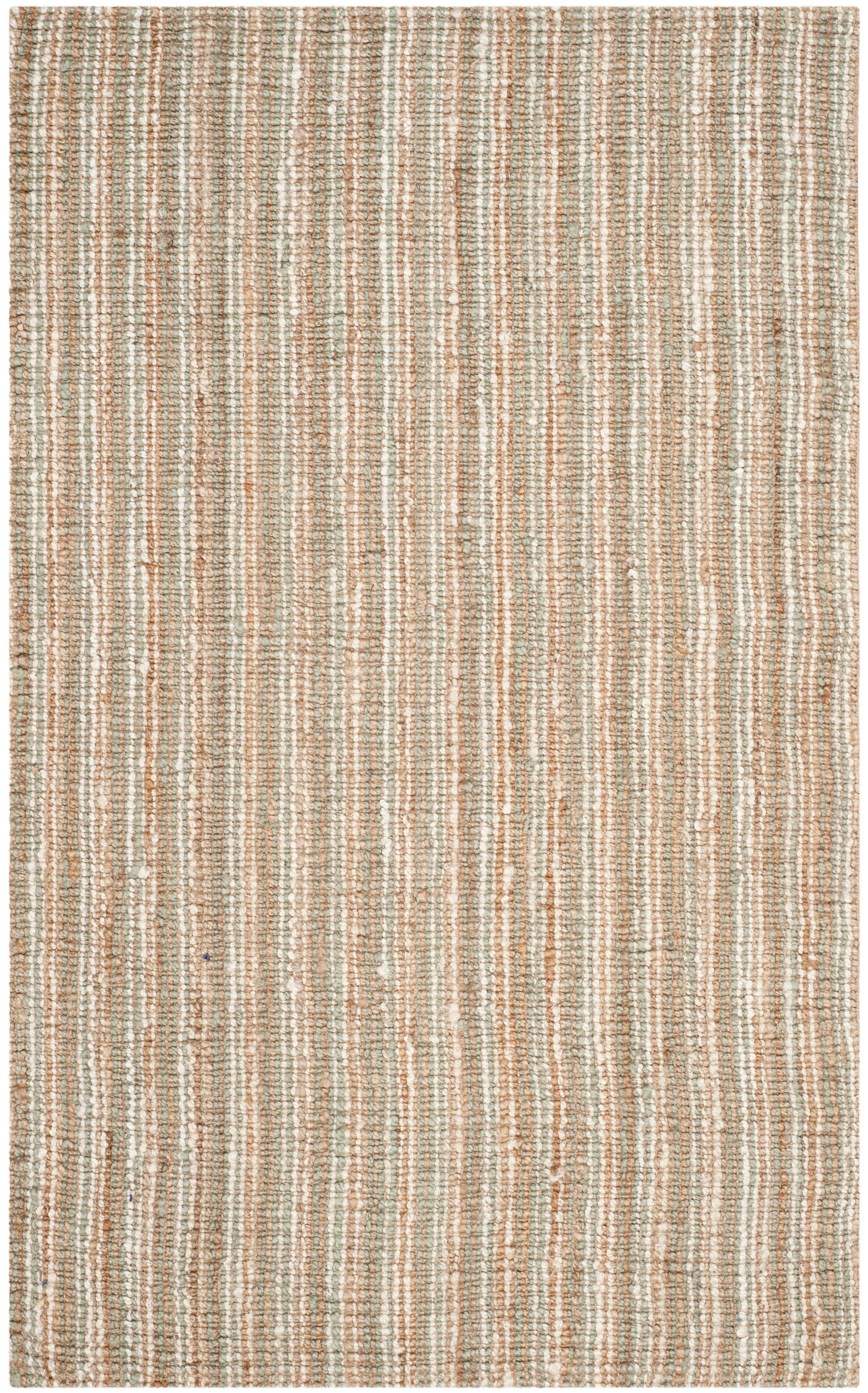 Safavieh Natural Fiber Bellport 5 x 8 Natural Indoor Solid Coastal Handcrafted Jute Area Rug