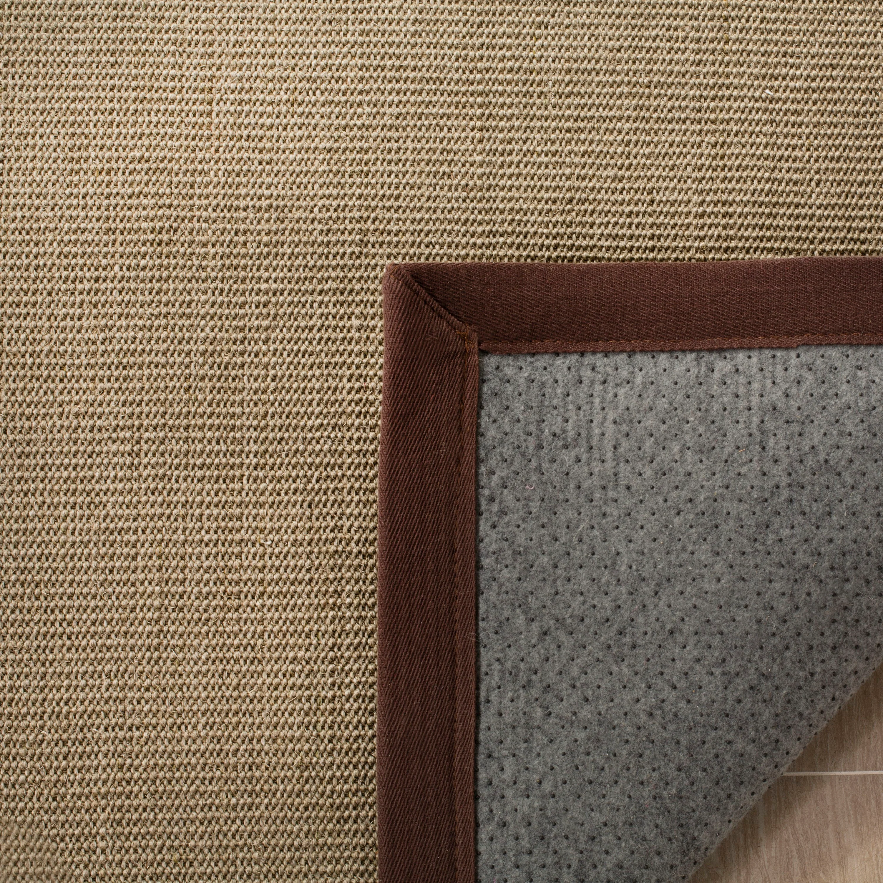 Safavieh Natural Fiber Tobias 3 x 8 Sage/Brown Indoor Solid Farmhouse/Cottage Runner Rug - Image 4