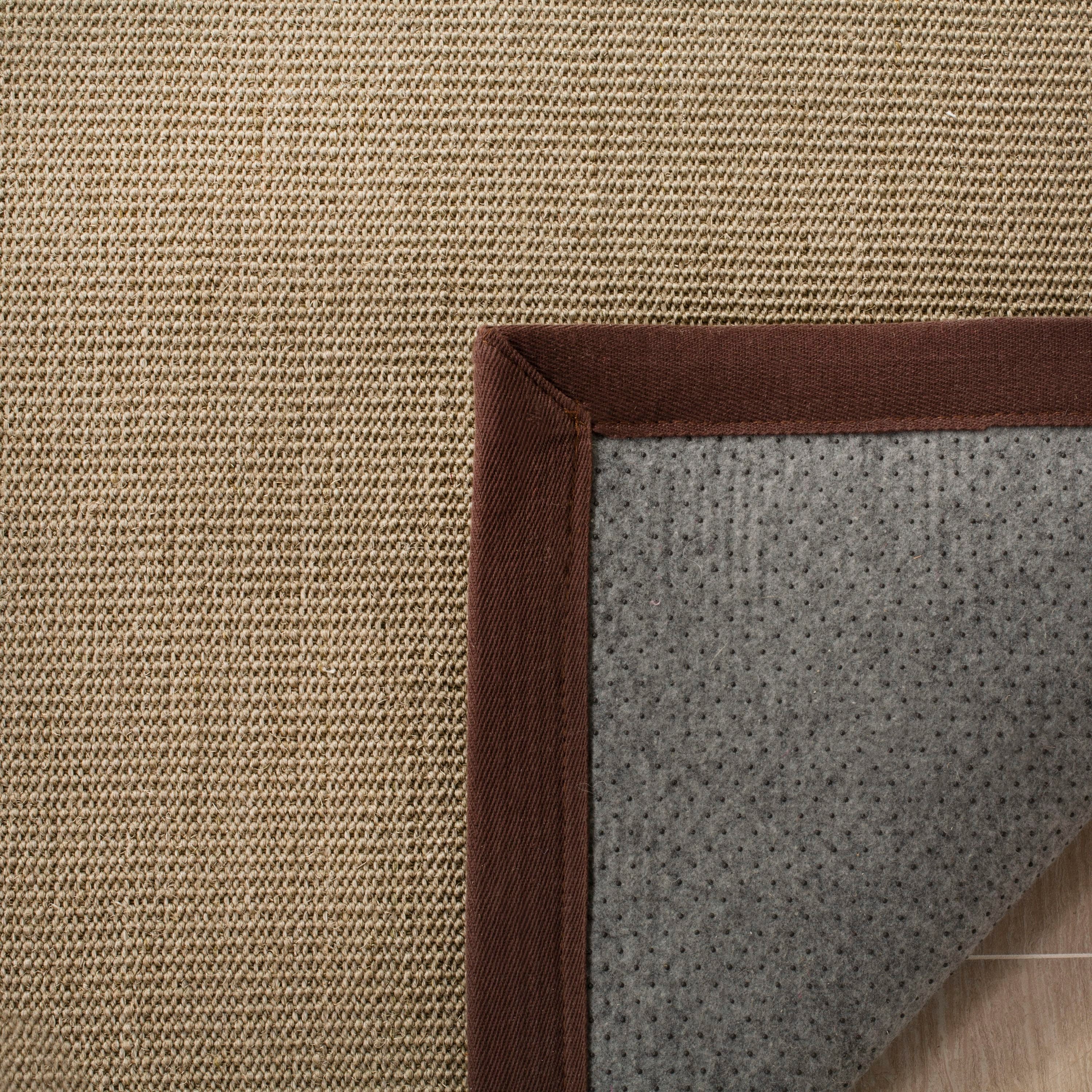 Safavieh Natural Fiber Tobias 6 x 6 Sage/Brown Round Indoor Solid Farmhouse/Cottage Area Rug - Image 4