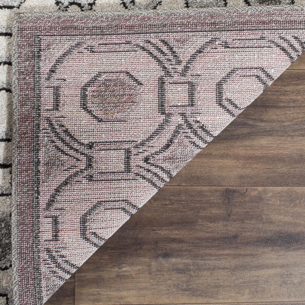 Safavieh Oka 4 x 6 Ivory/Gray Indoor/Outdoor Geometric Area Rug - Image 4