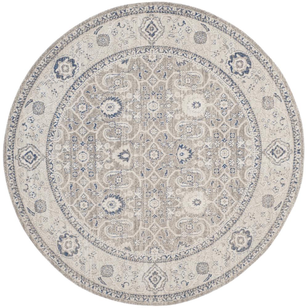Safavieh Patina Mimue 7 x 7 Taupe/Ivory Round Indoor Abstract Vintage Area Rug